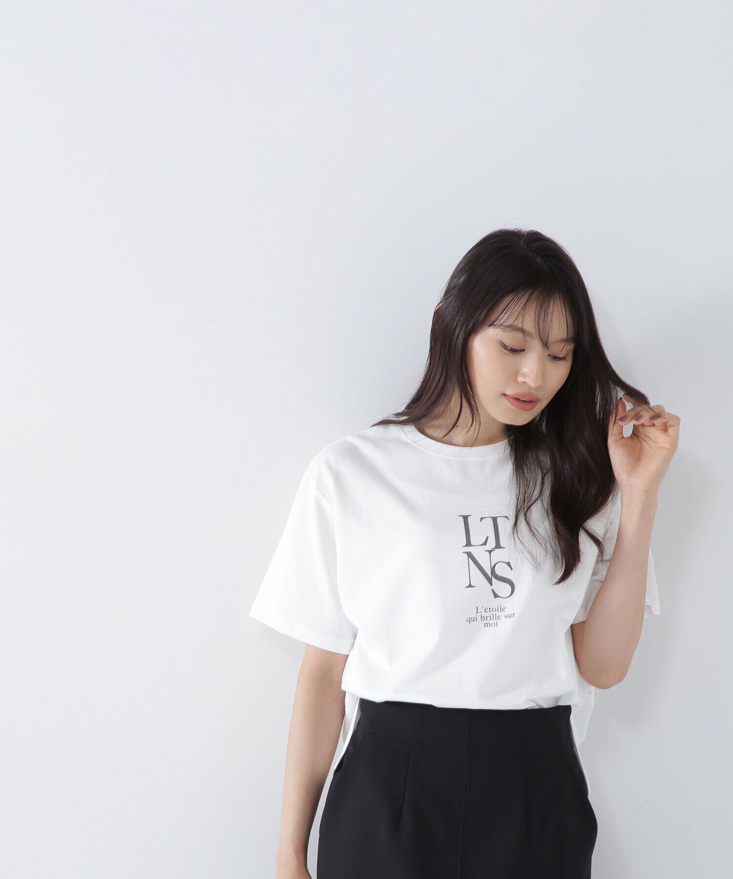  「バーティカルロゴボクシーTシャツ」|Tシャツ・カットソー|