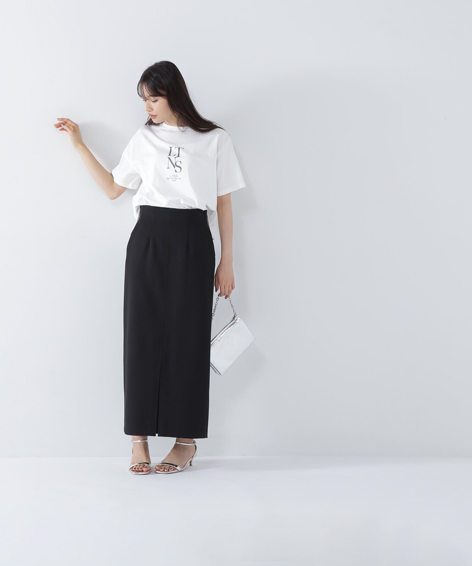  「バーティカルロゴボクシーTシャツ」|Tシャツ・カットソー|