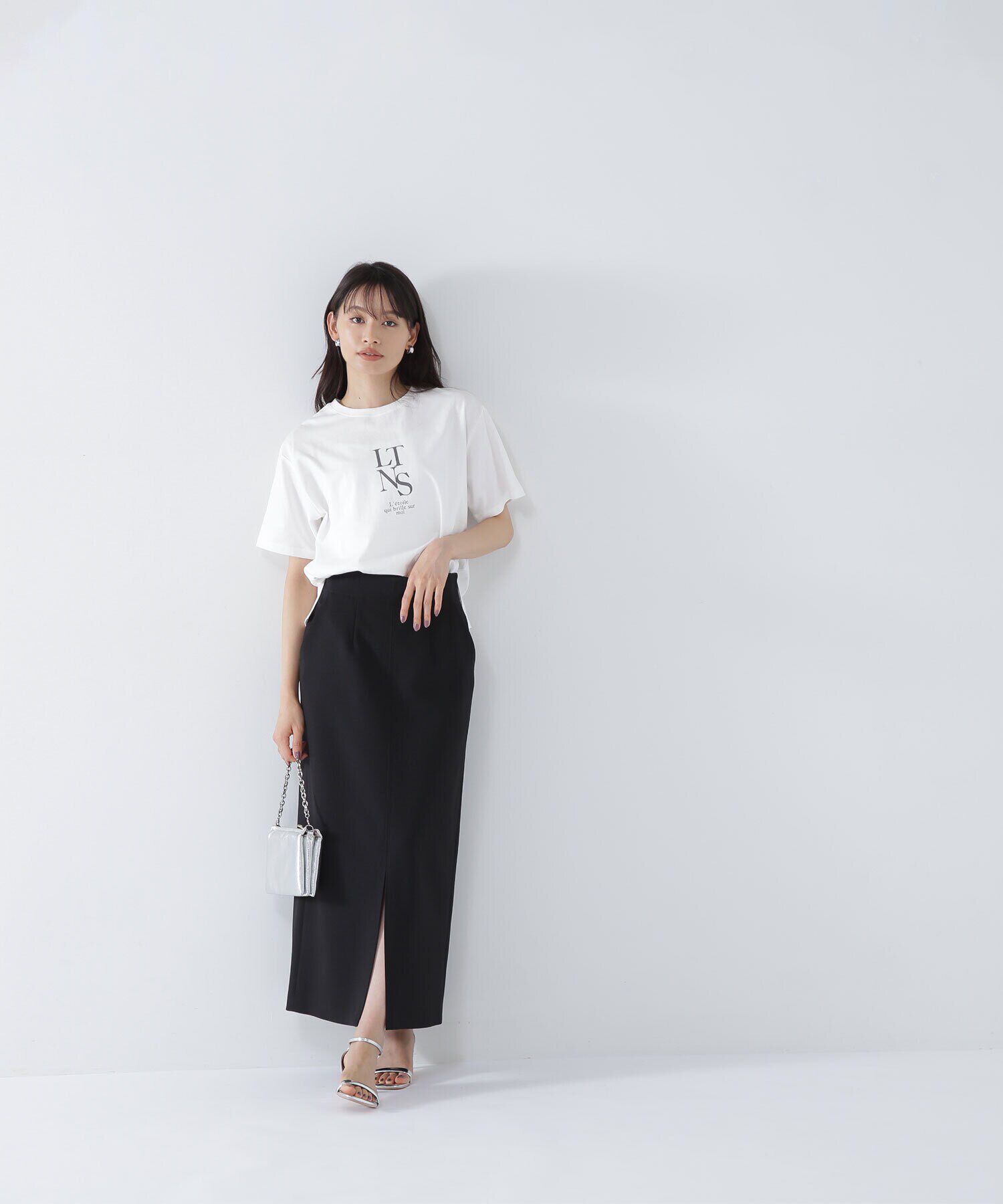  「バーティカルロゴボクシーTシャツ」|Tシャツ・カットソー|