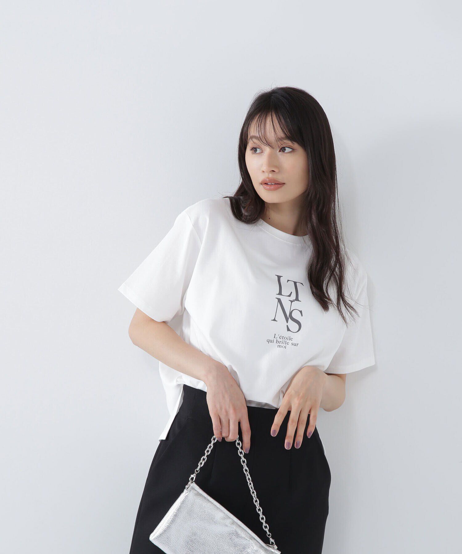  「バーティカルロゴボクシーTシャツ」|Tシャツ・カットソー|