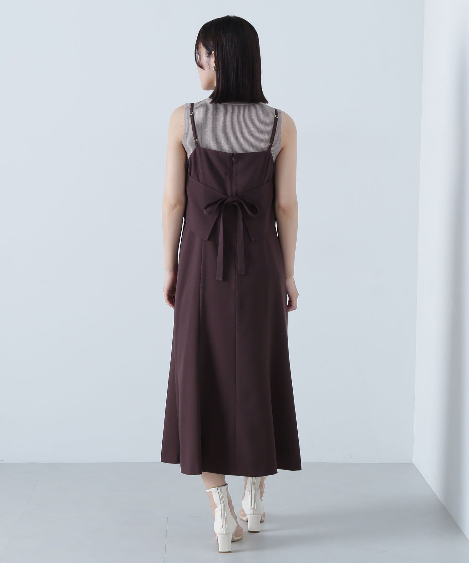  「バックリボンキャミワンピース」|ワンピース|