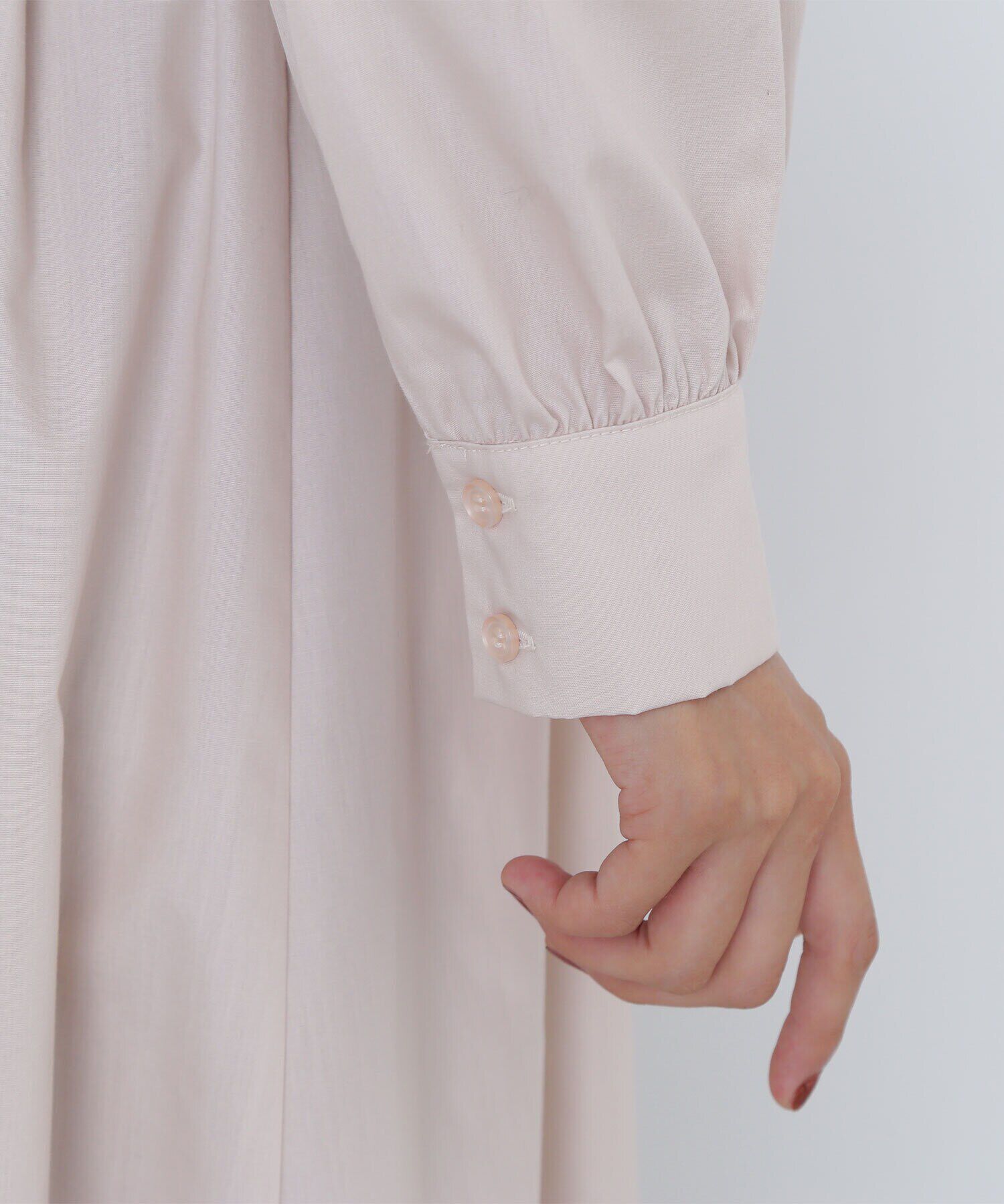  「シャーリングビスチェシャツワンピース」|ワンピース|