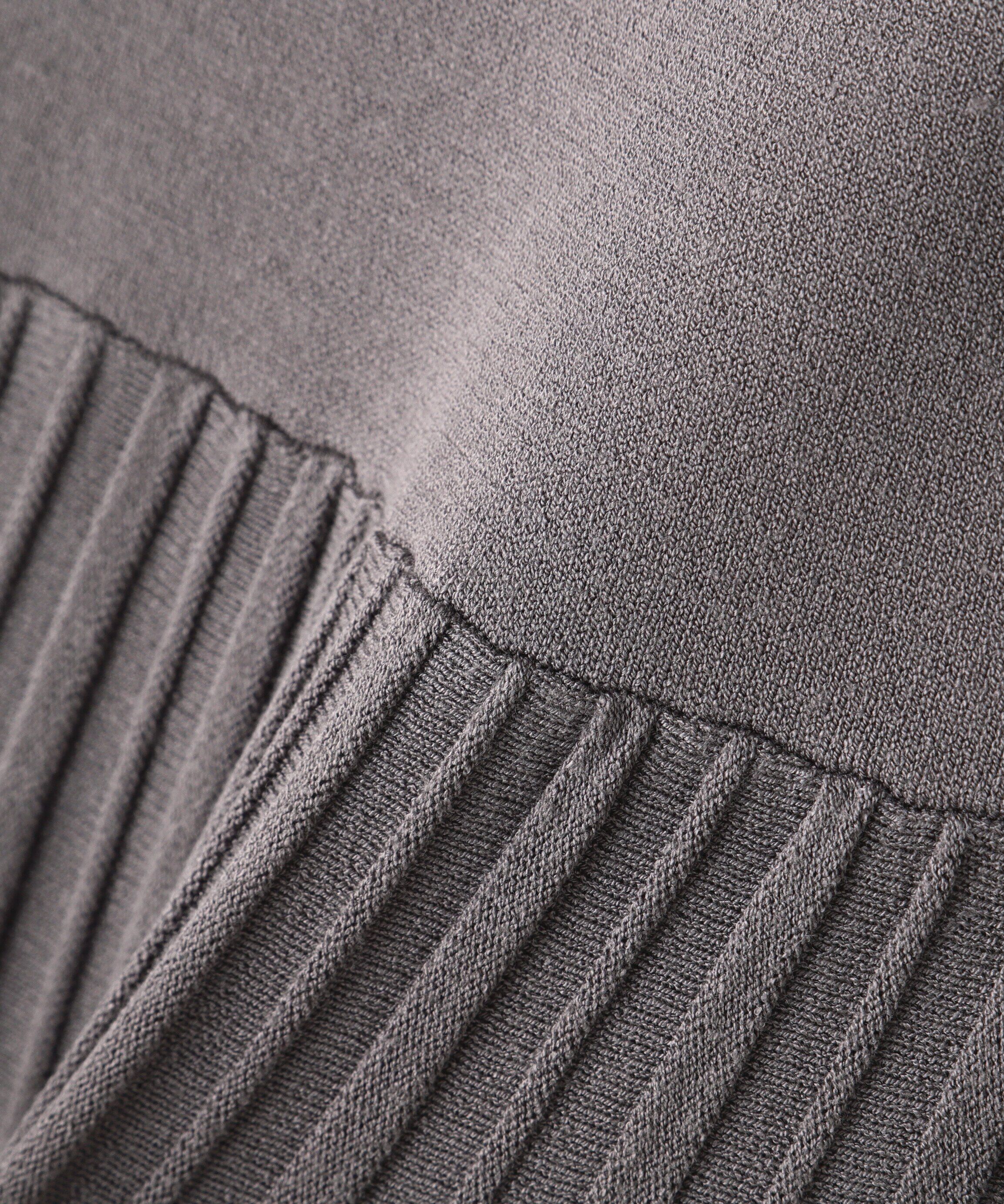  「レースアップバイカラーニットワンピース」|ワンピース|