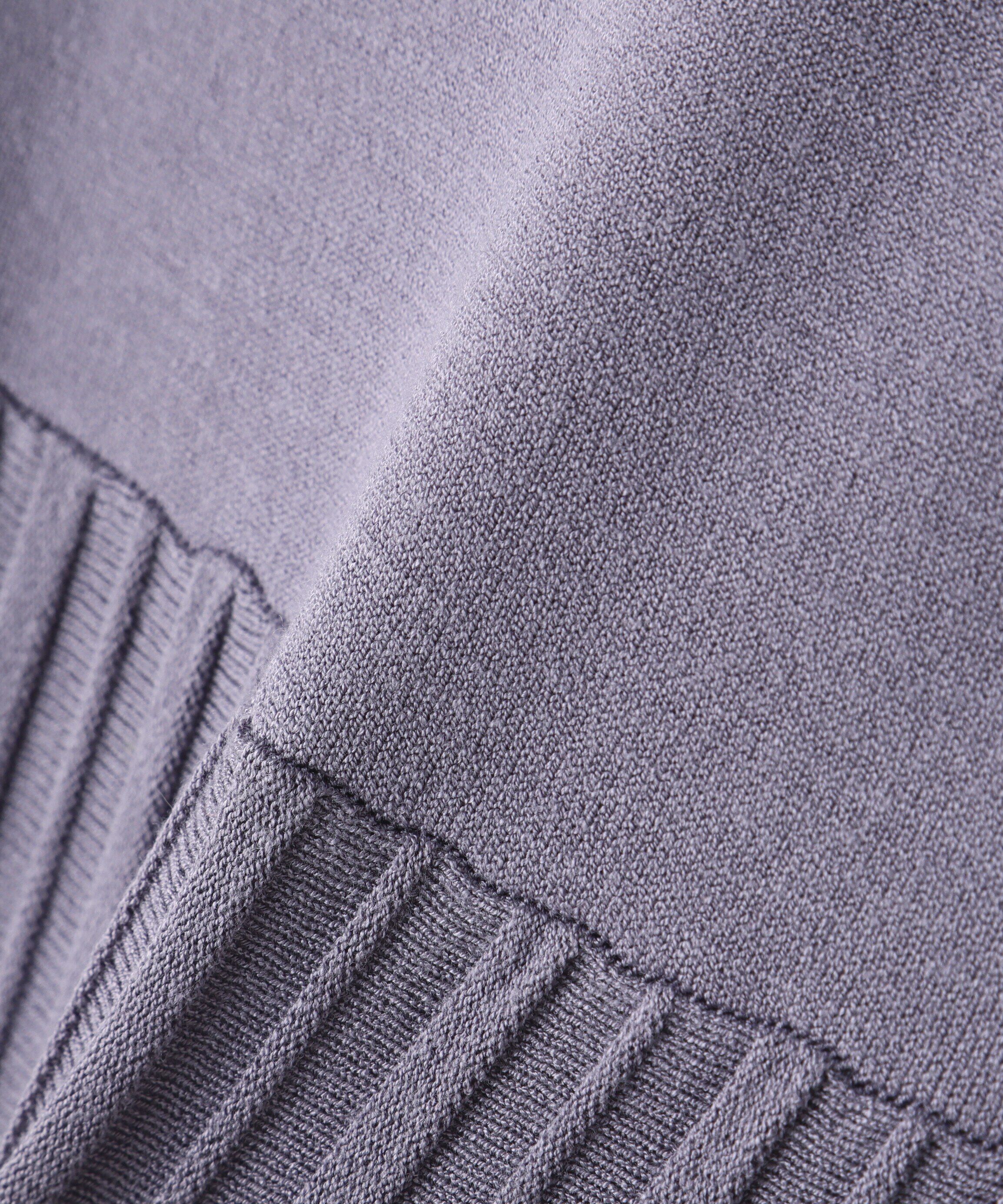  「レースアップバイカラーニットワンピース」|ワンピース|