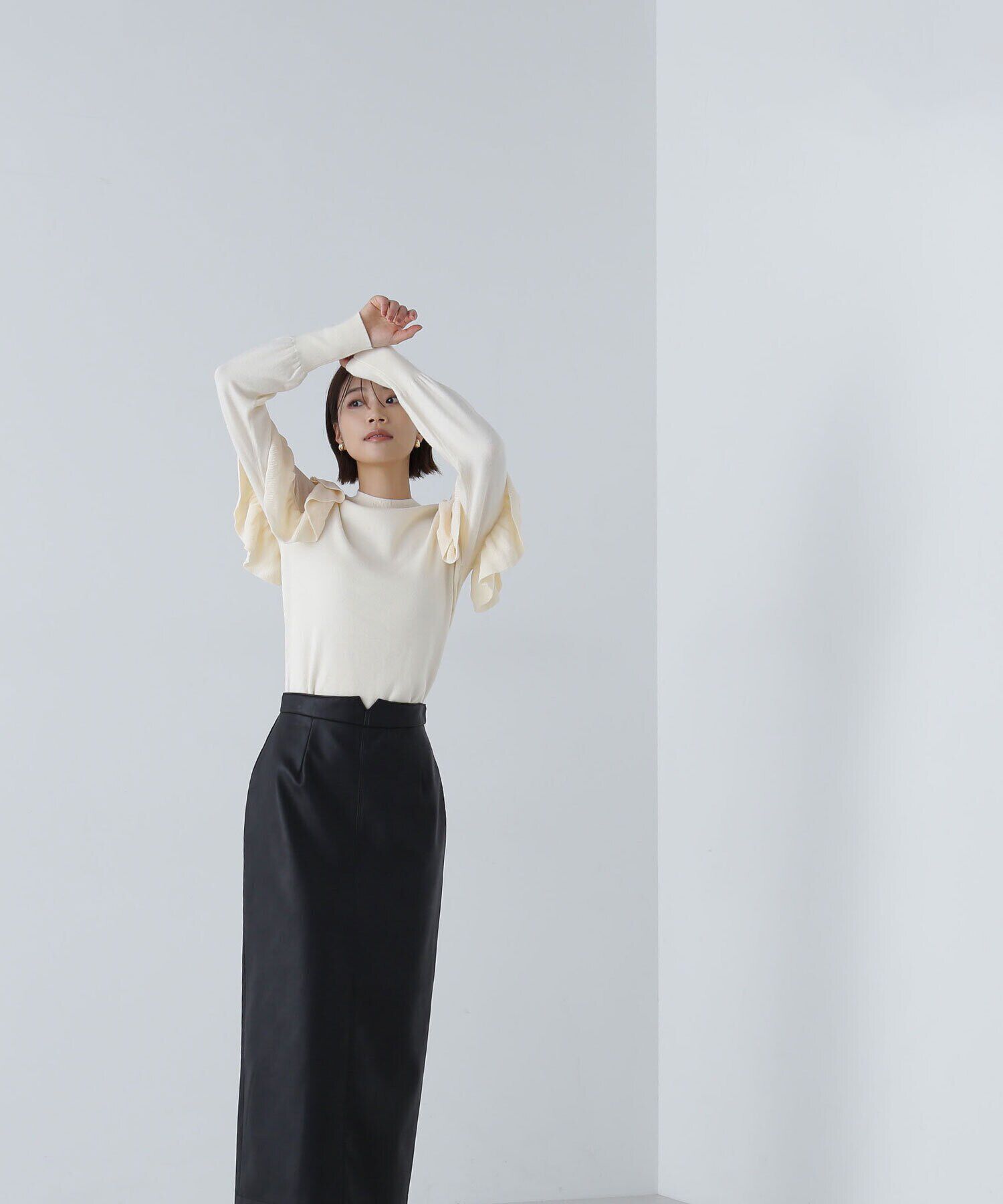  「アゼフリルショルダーニット　24AW」|ニット・セーター|