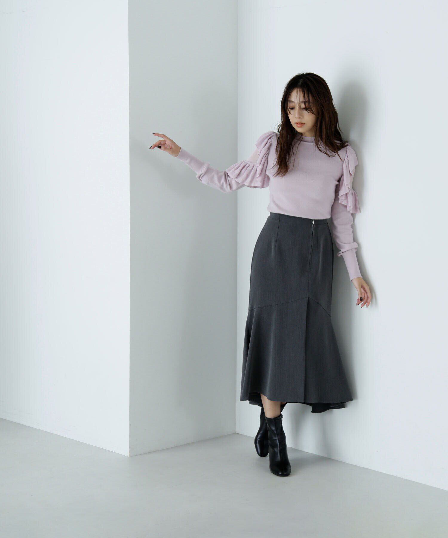  「アゼフリルショルダーニット　24AW」|ニット・セーター|