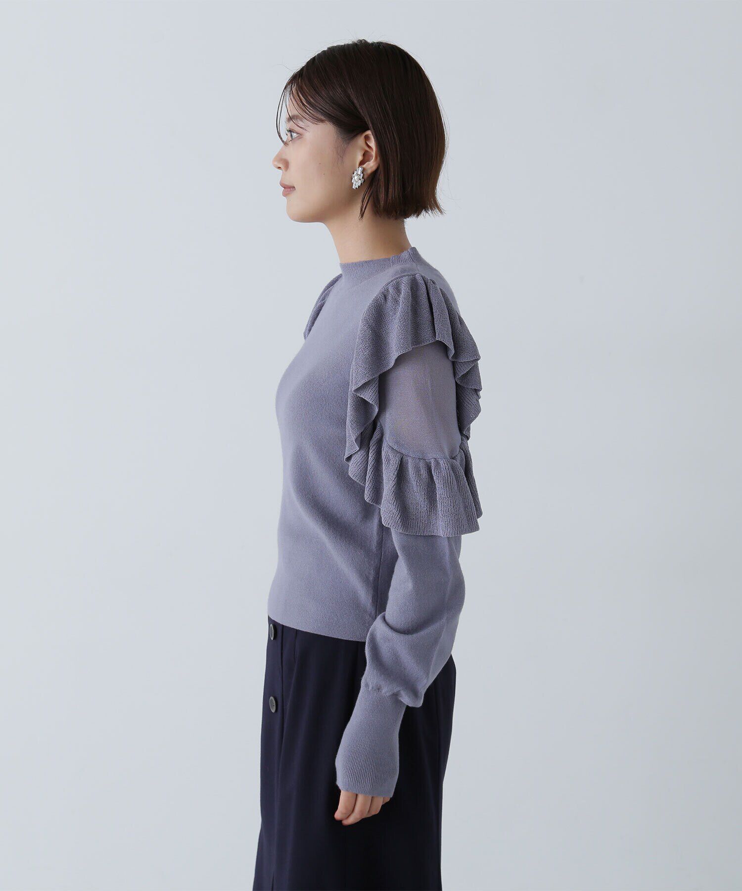  「アゼフリルショルダーニット　24AW」|ニット・セーター|