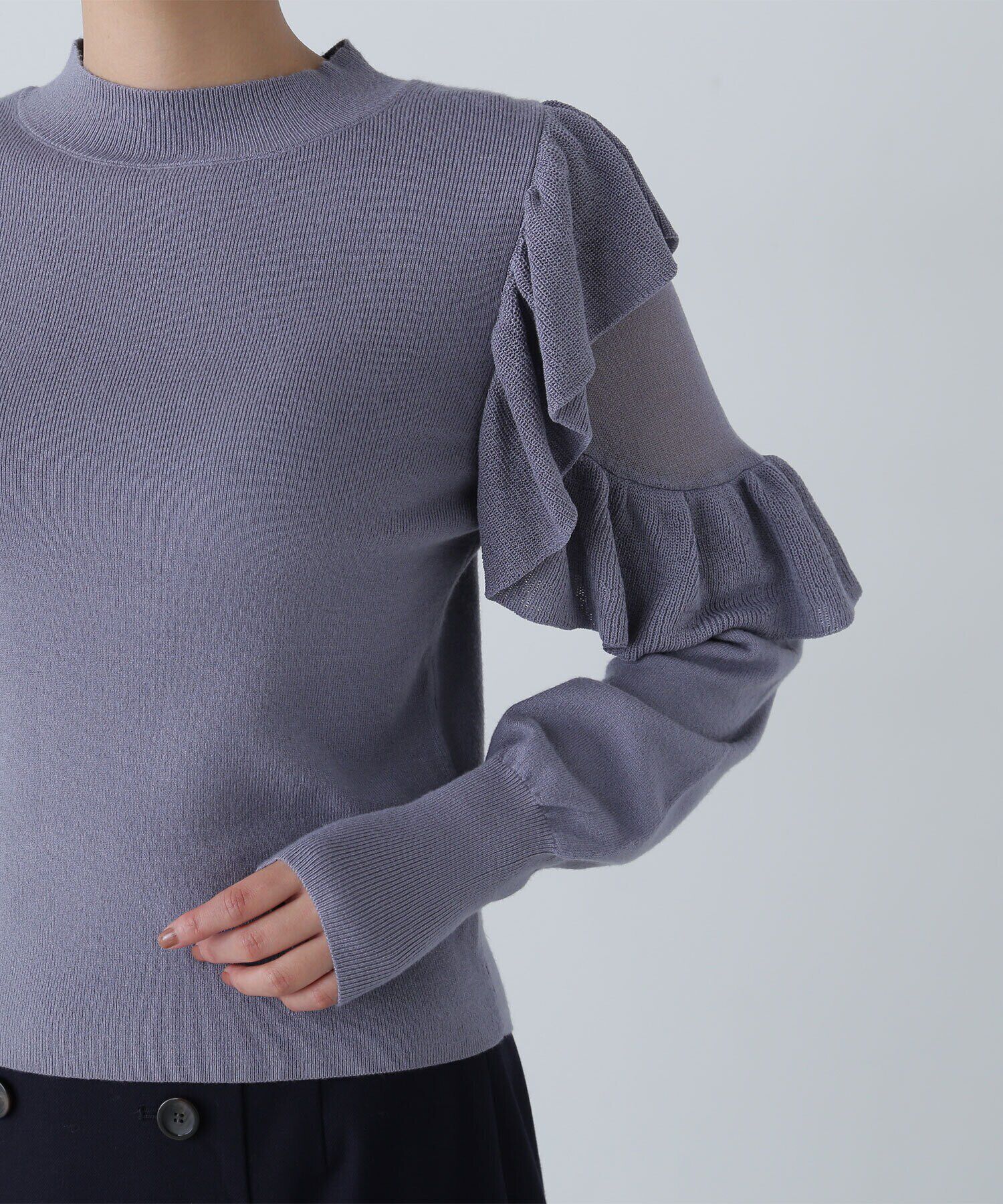  「アゼフリルショルダーニット　24AW」|ニット・セーター|