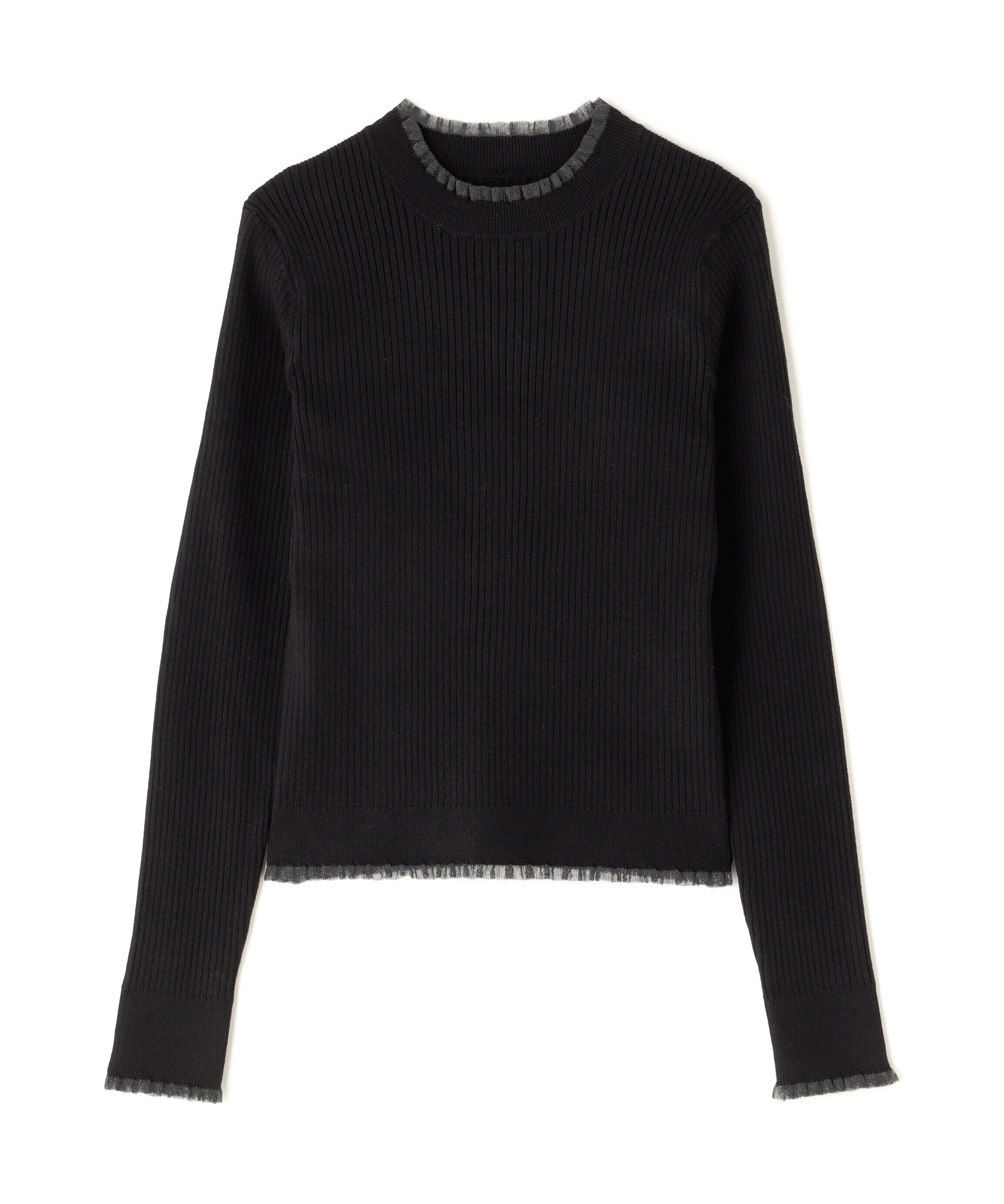  「シアーフリルリブニット」|ニット・セーター|