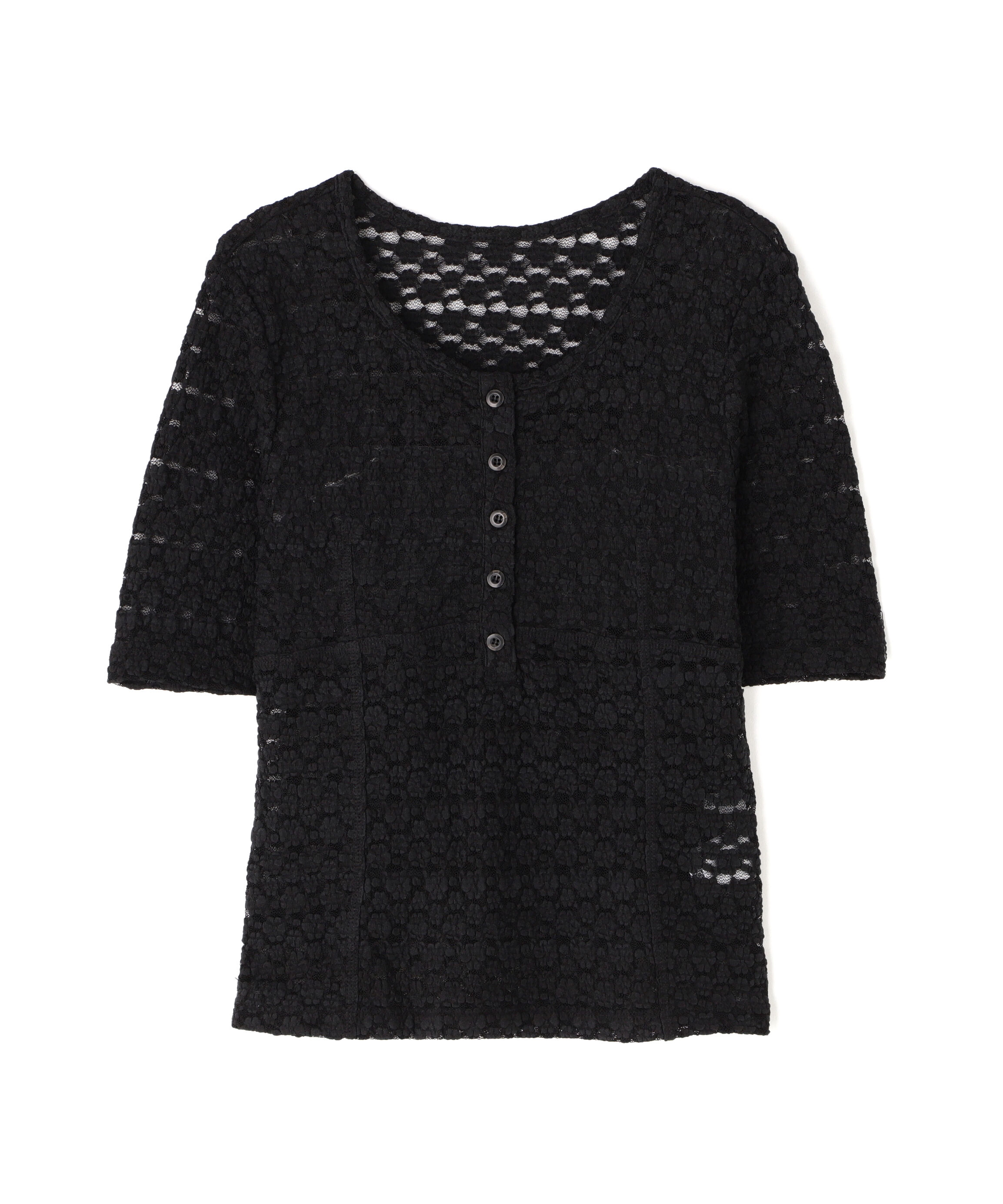  「ヘンリーネックレーストップス」|Tシャツ・カットソー|