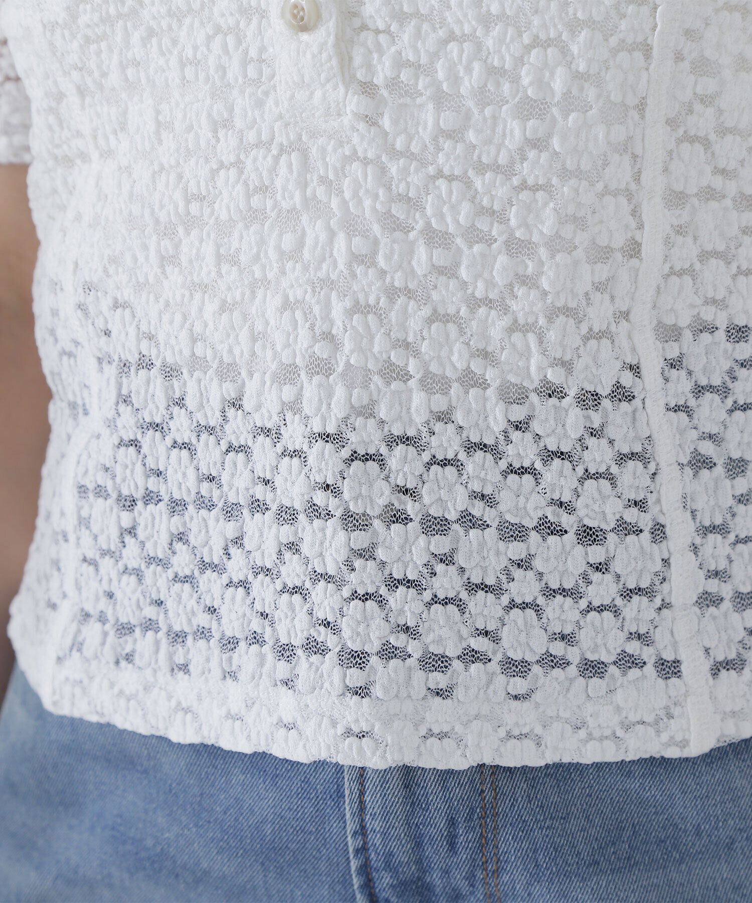  「ヘンリーネックレーストップス」|Tシャツ・カットソー|