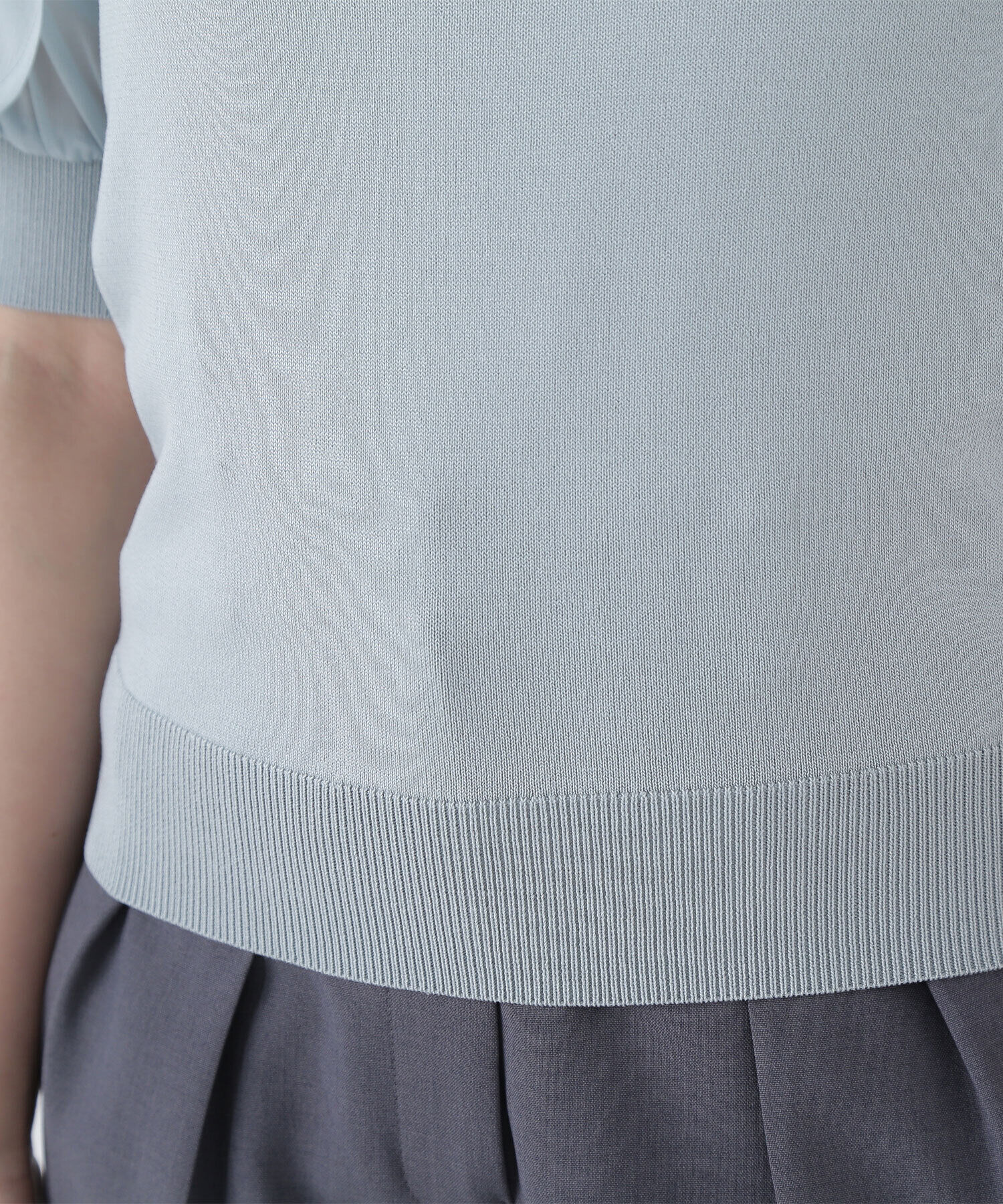  「シアーボリュームスリーブニット」|ニット・セーター|