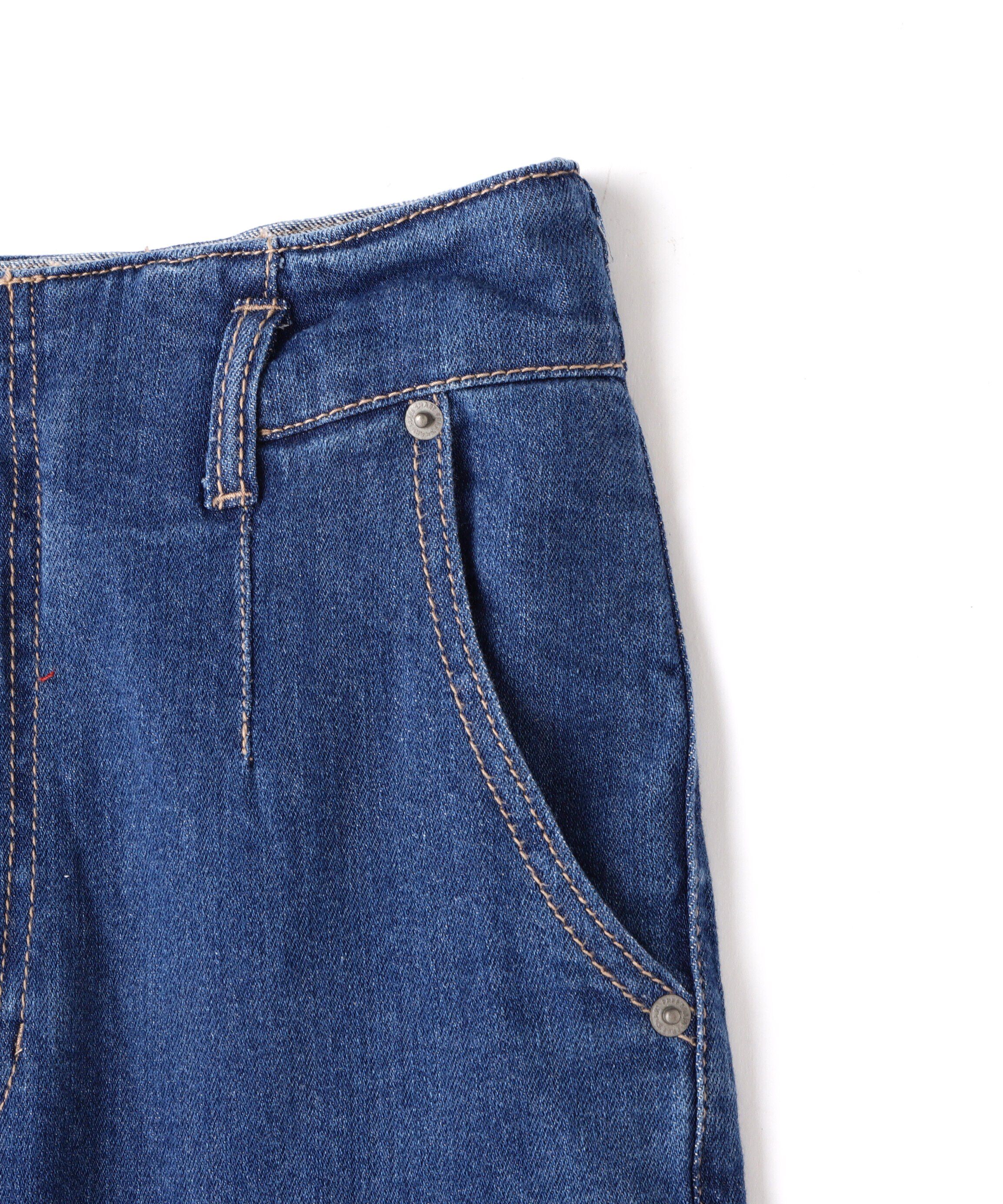  「[Sシリーズ対応商品]前後差カットオフフレアデニムパンツ」|その他|