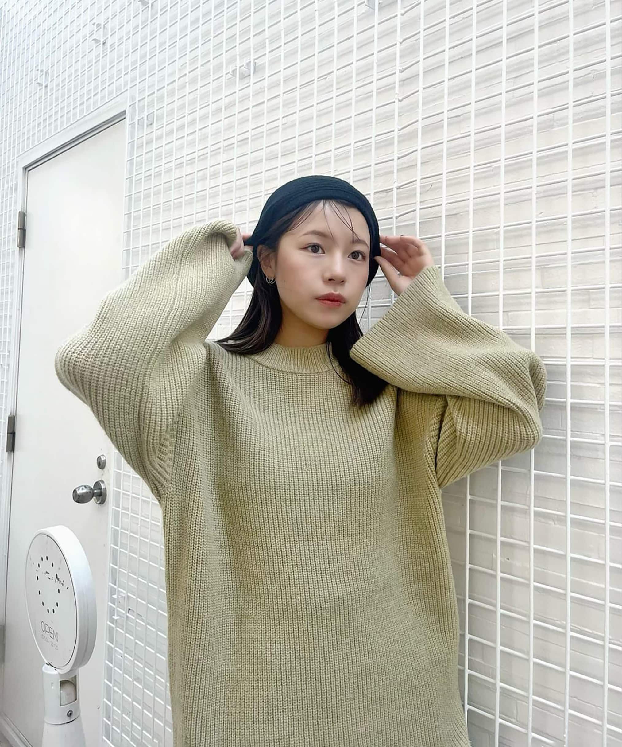  「畦ルーズミニニットワンピース」|ワンピース|