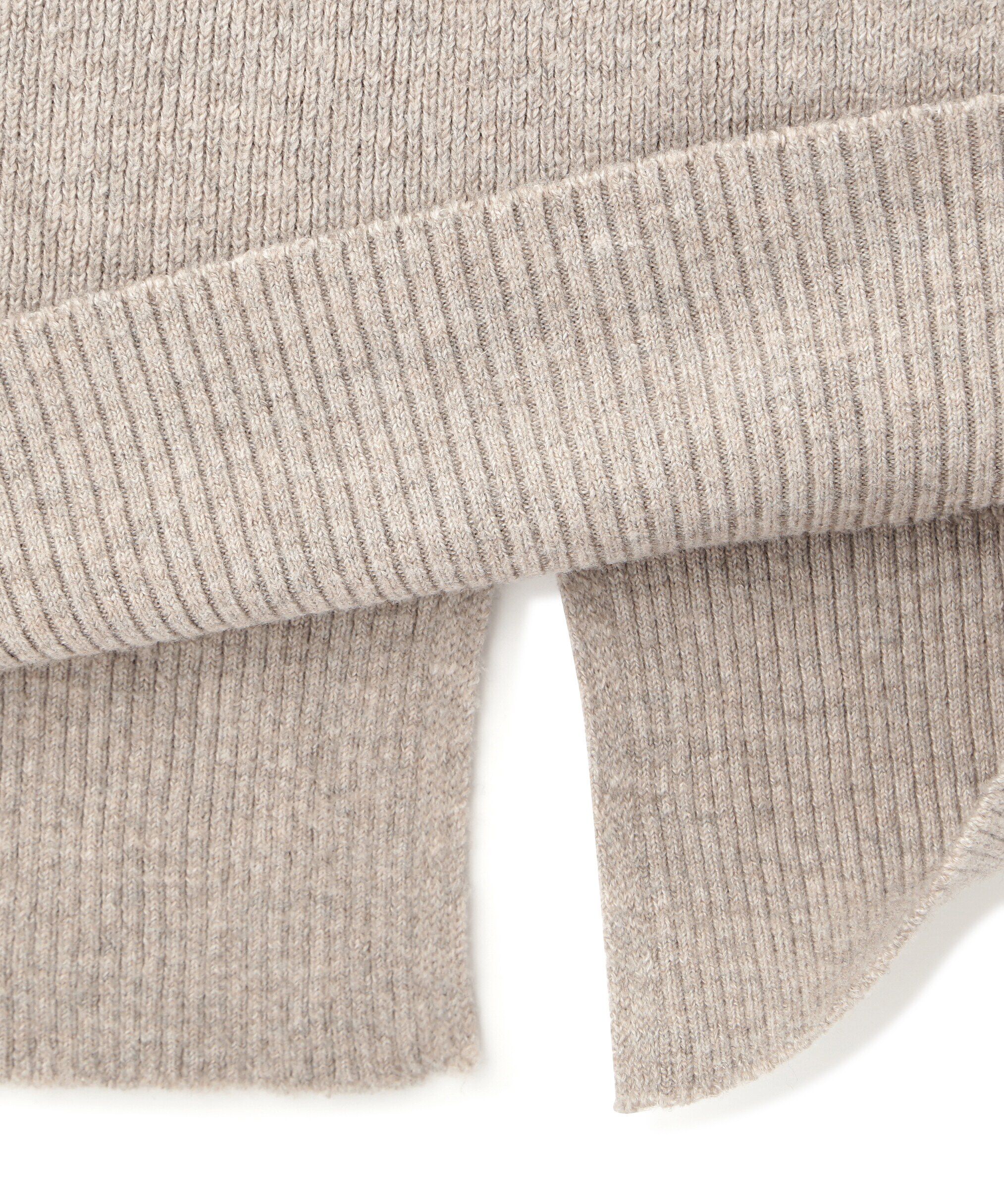  「指穴リブニットワンピース」|ワンピース|