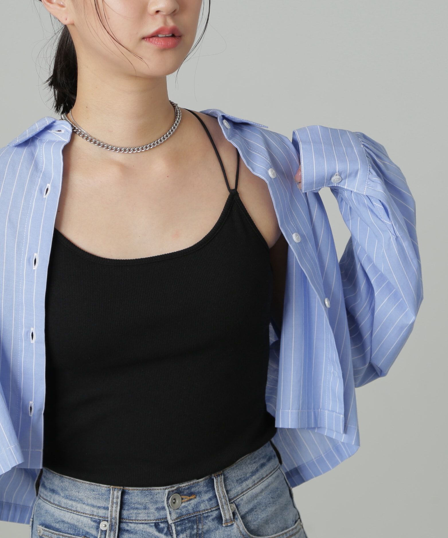  「カップ付きキャミソール」|Tシャツ・カットソー|