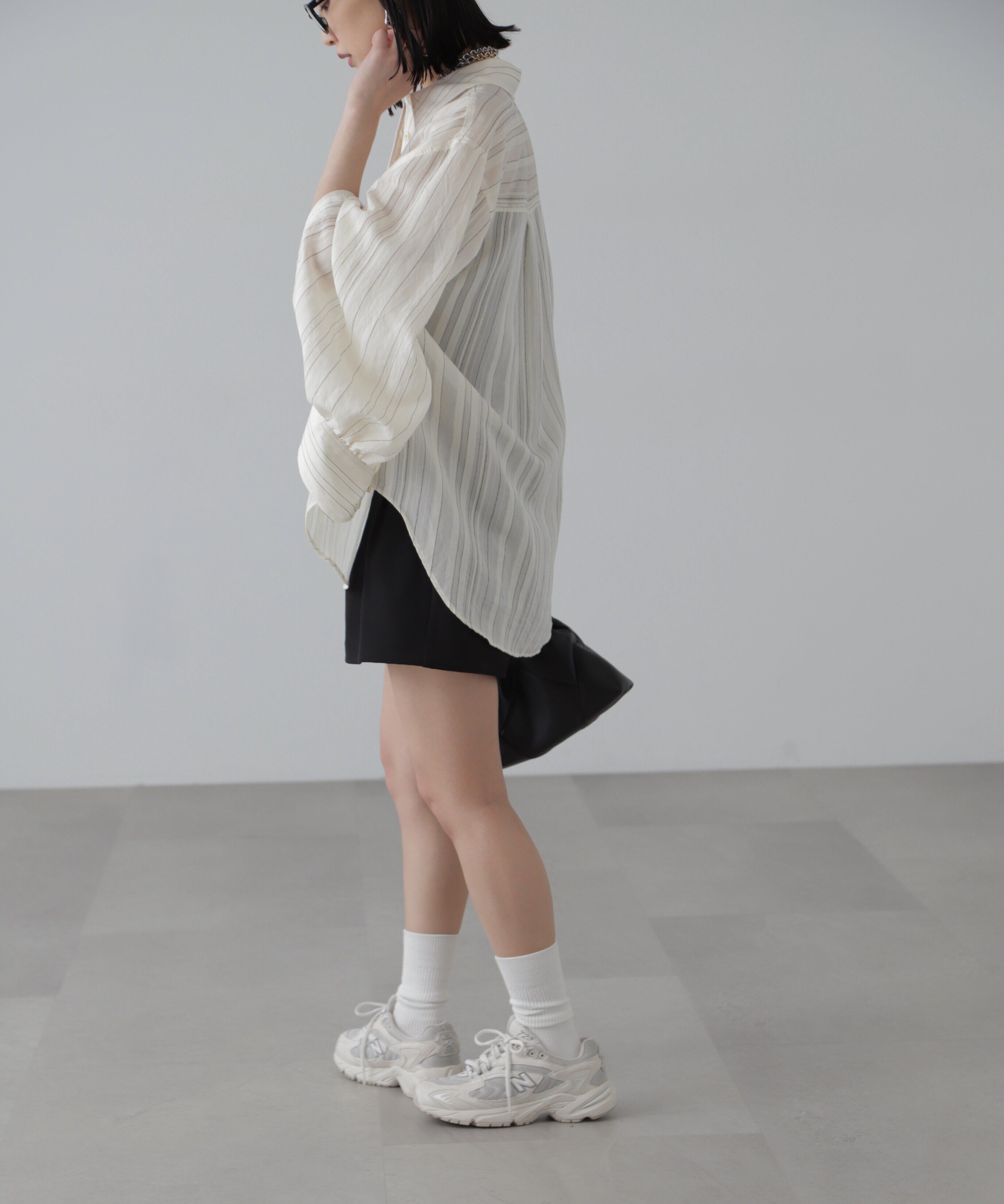  「袖スリットルーズシャツ」|シャツ・ブラウス|