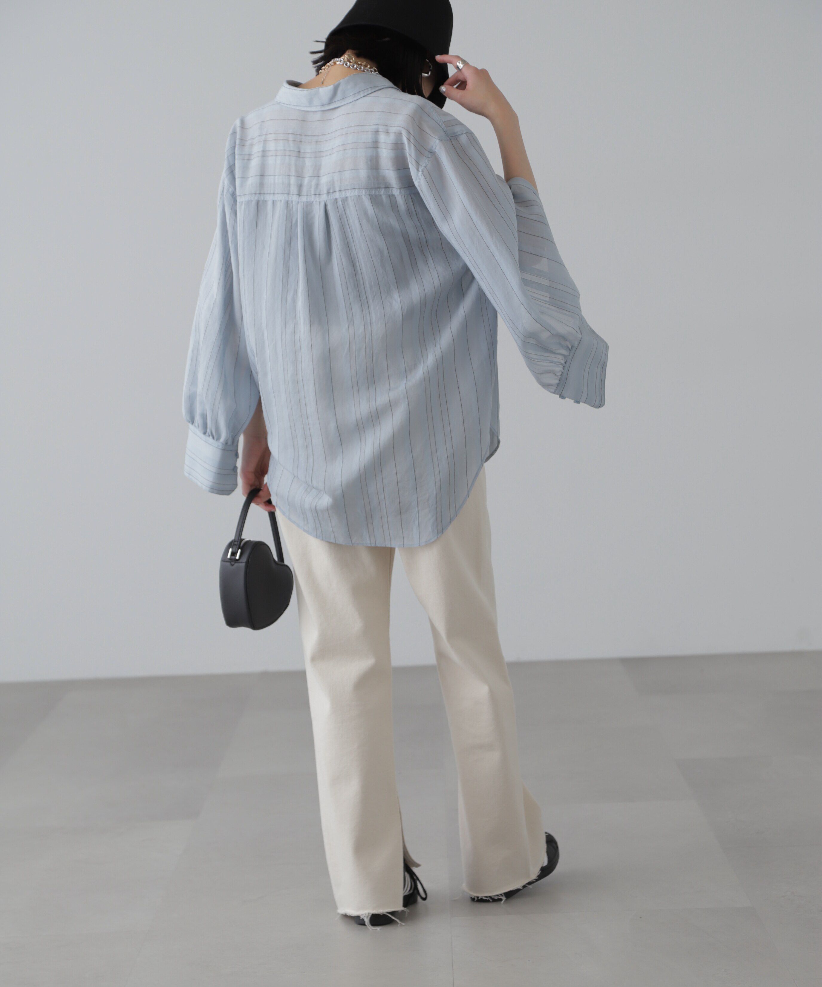  「袖スリットルーズシャツ」|シャツ・ブラウス|