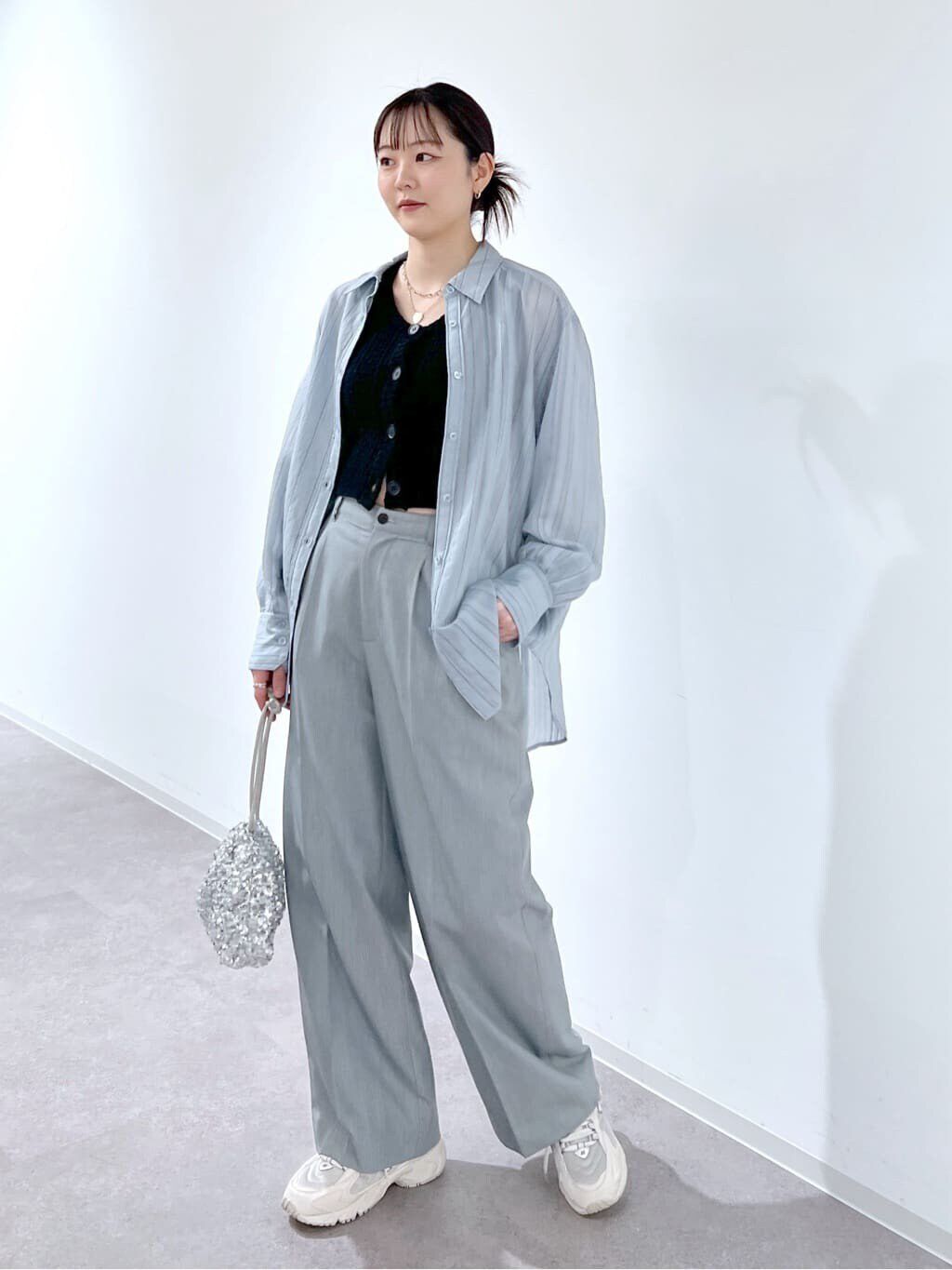  「袖スリットルーズシャツ」|シャツ・ブラウス|