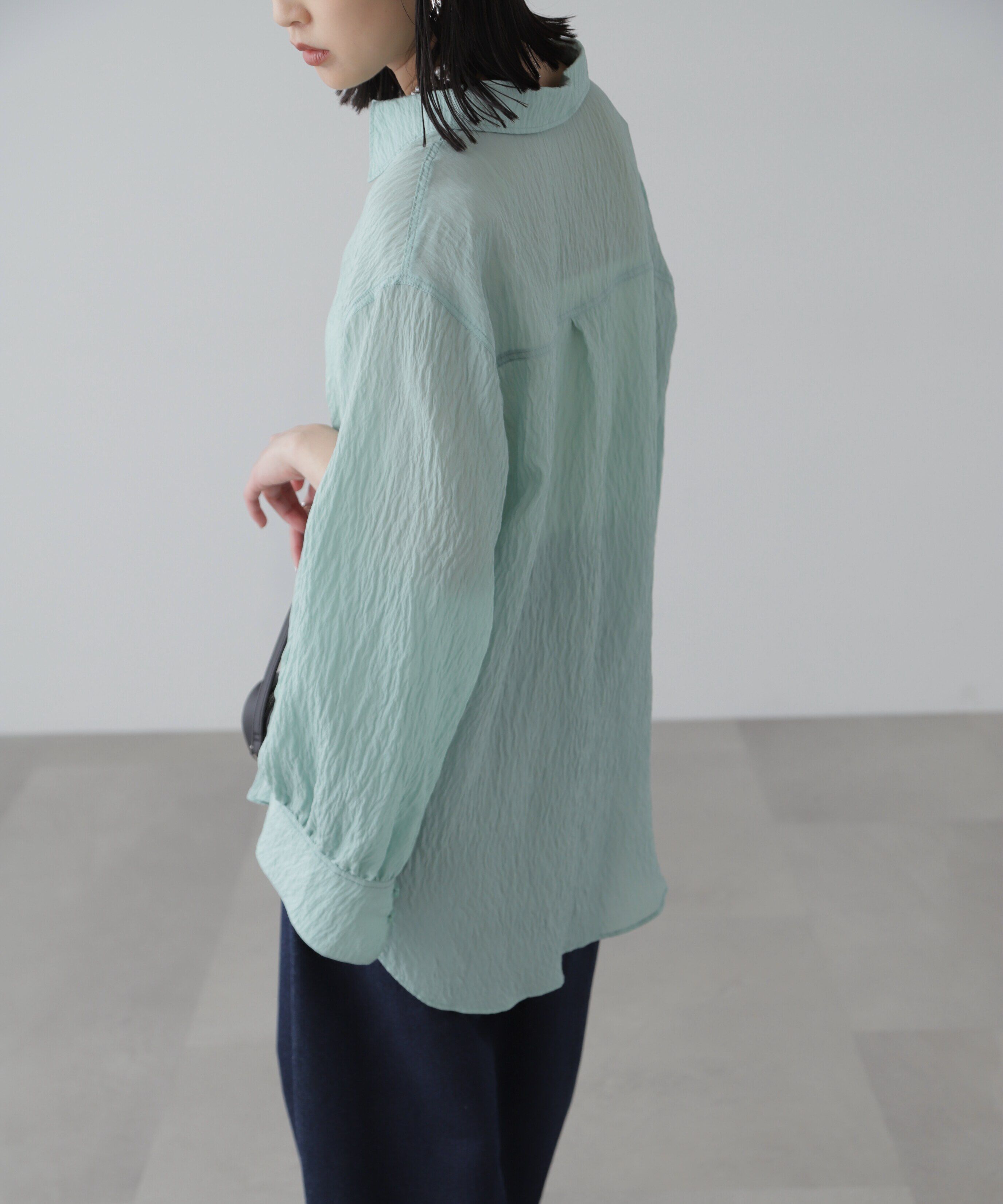  「袖スリットルーズシャツ」|シャツ・ブラウス|