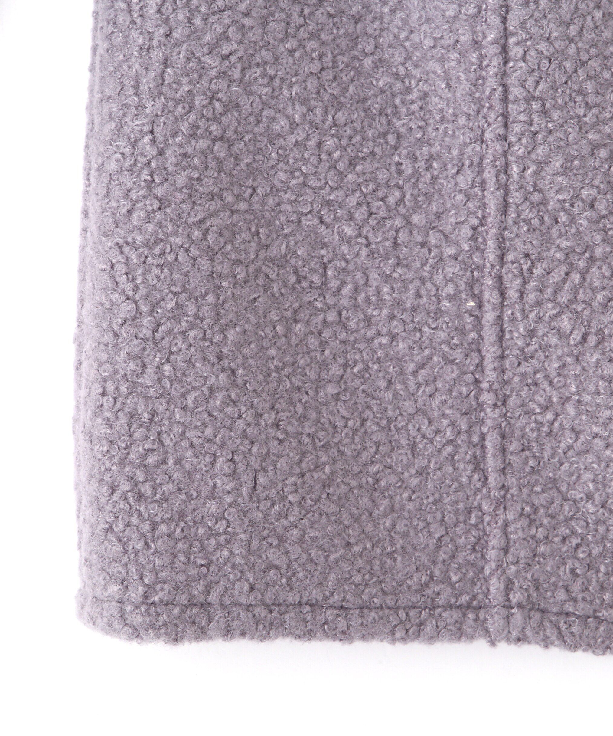  「ミニブークレカーディガン＆ミニスカート」|ワンピース|