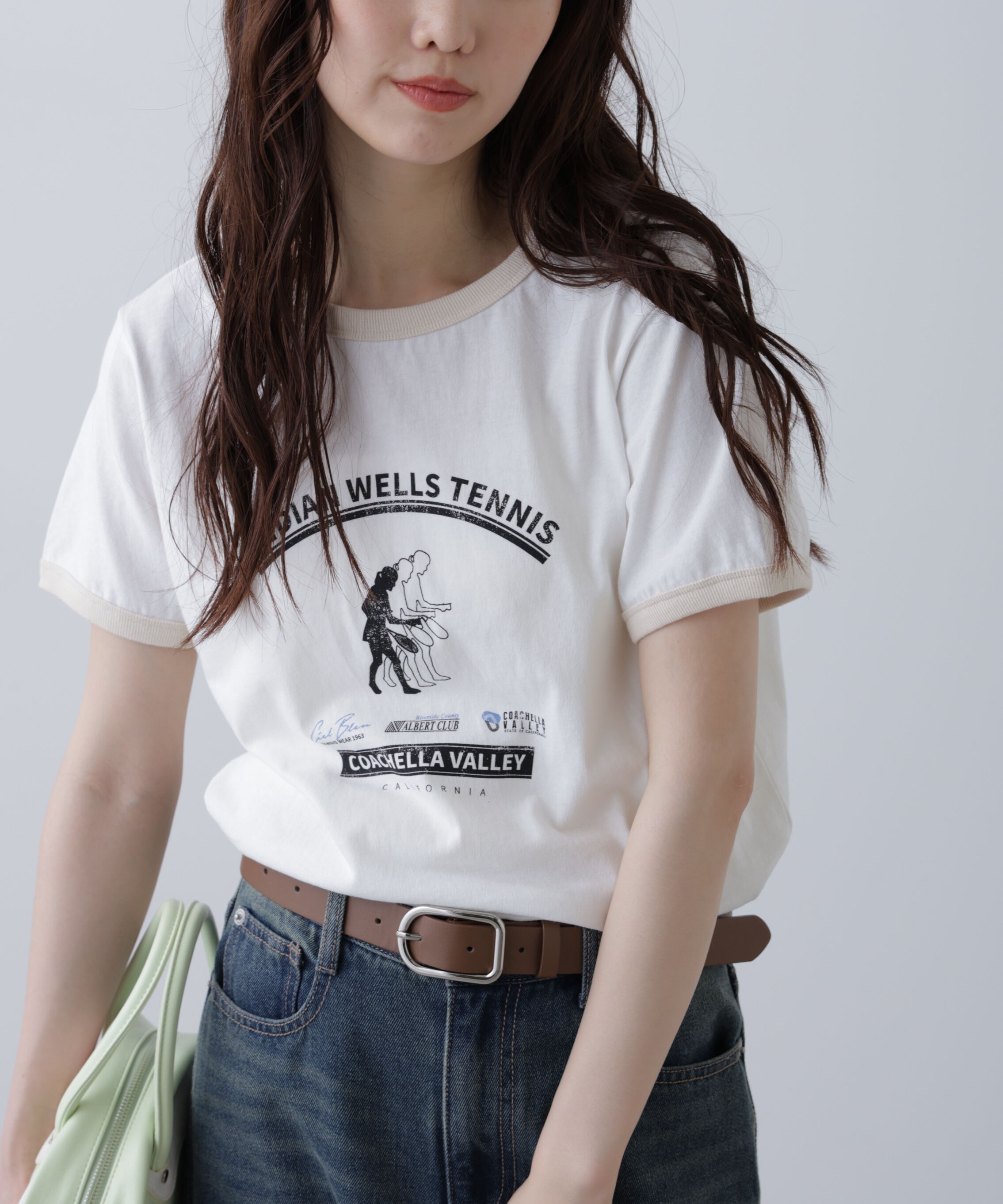  「レトロスポーツプリントTシャツ」|Tシャツ・カットソー|