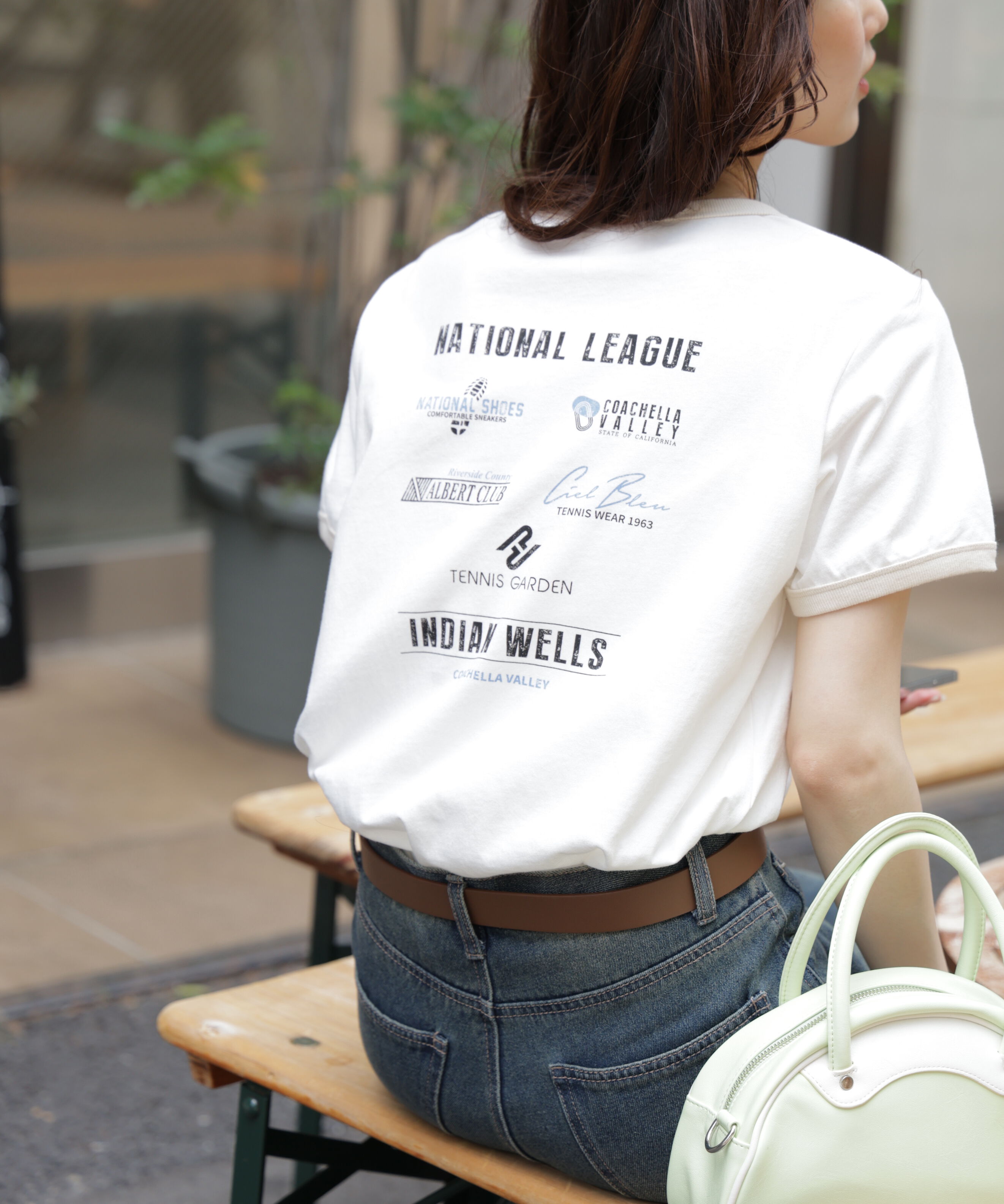  「レトロスポーツプリントTシャツ」|Tシャツ・カットソー|