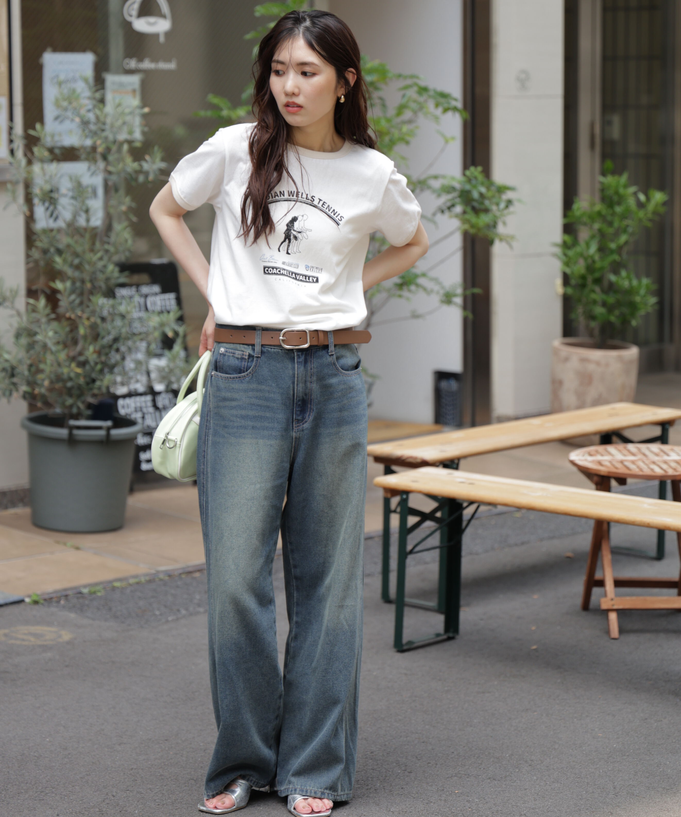  「レトロスポーツプリントTシャツ」|Tシャツ・カットソー|