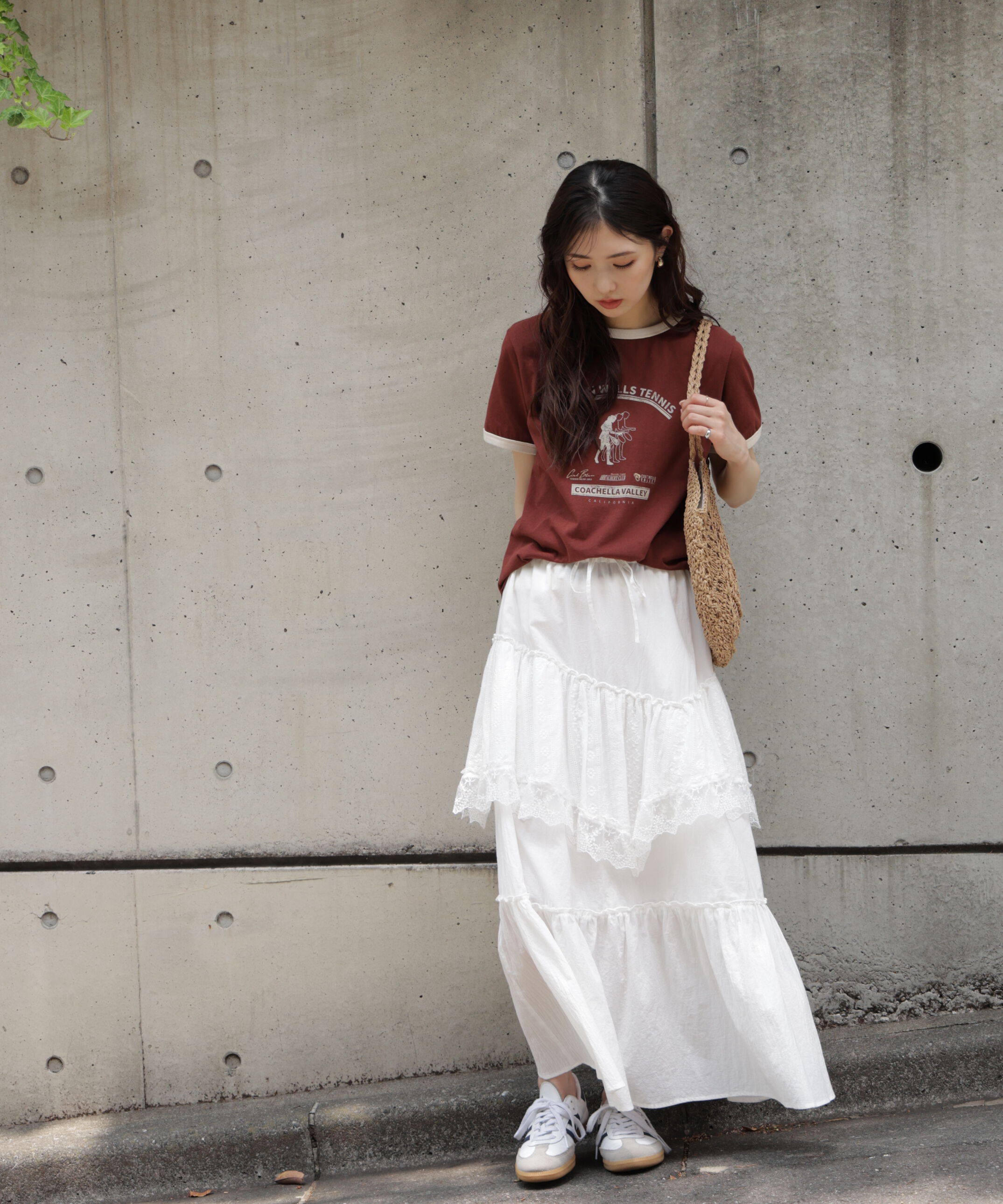  「レトロスポーツプリントTシャツ」|Tシャツ・カットソー|