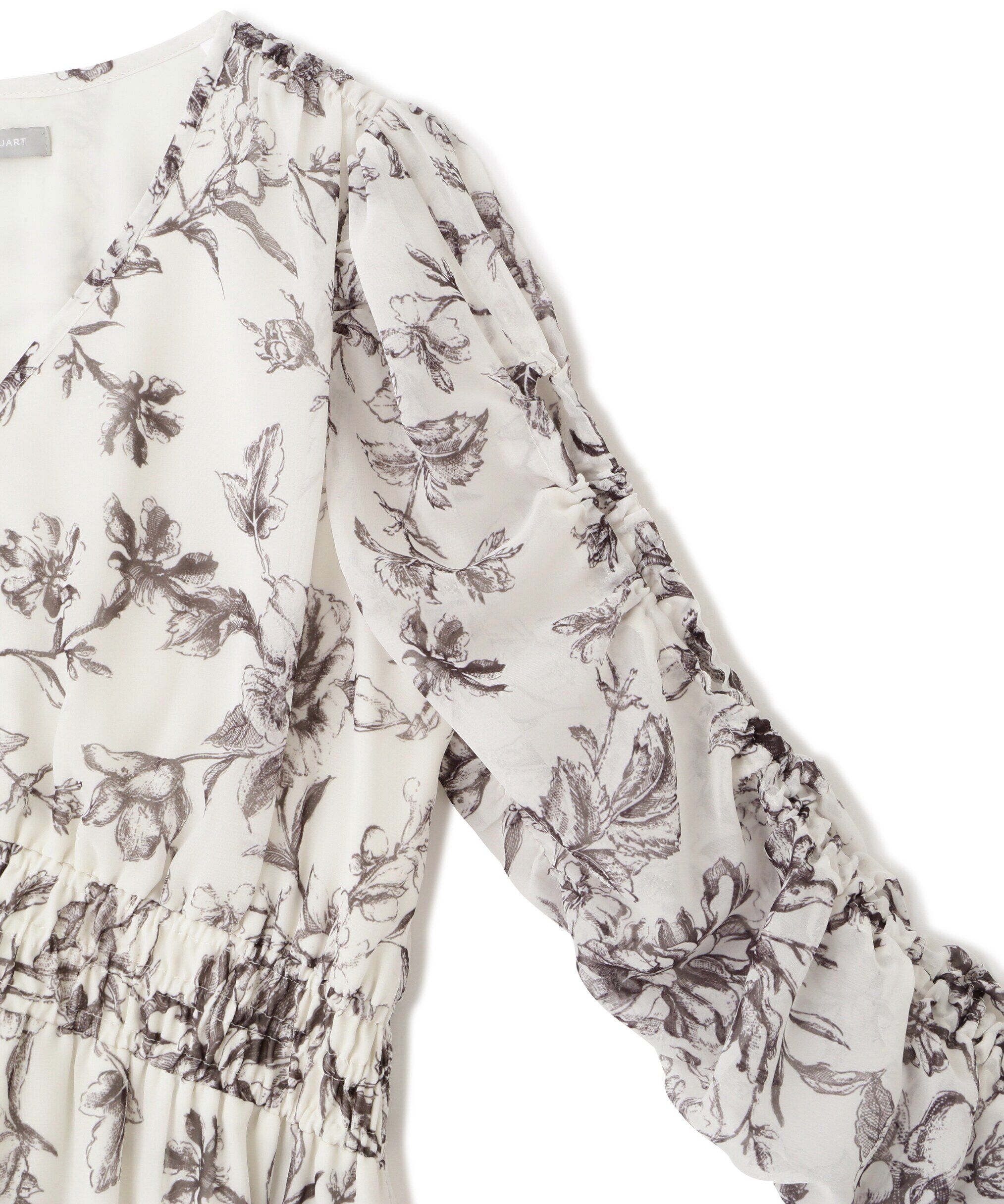  「◇ビッグフラワーシャーリングワンピース　WEB限定カラー：レッド」|ワンピース|