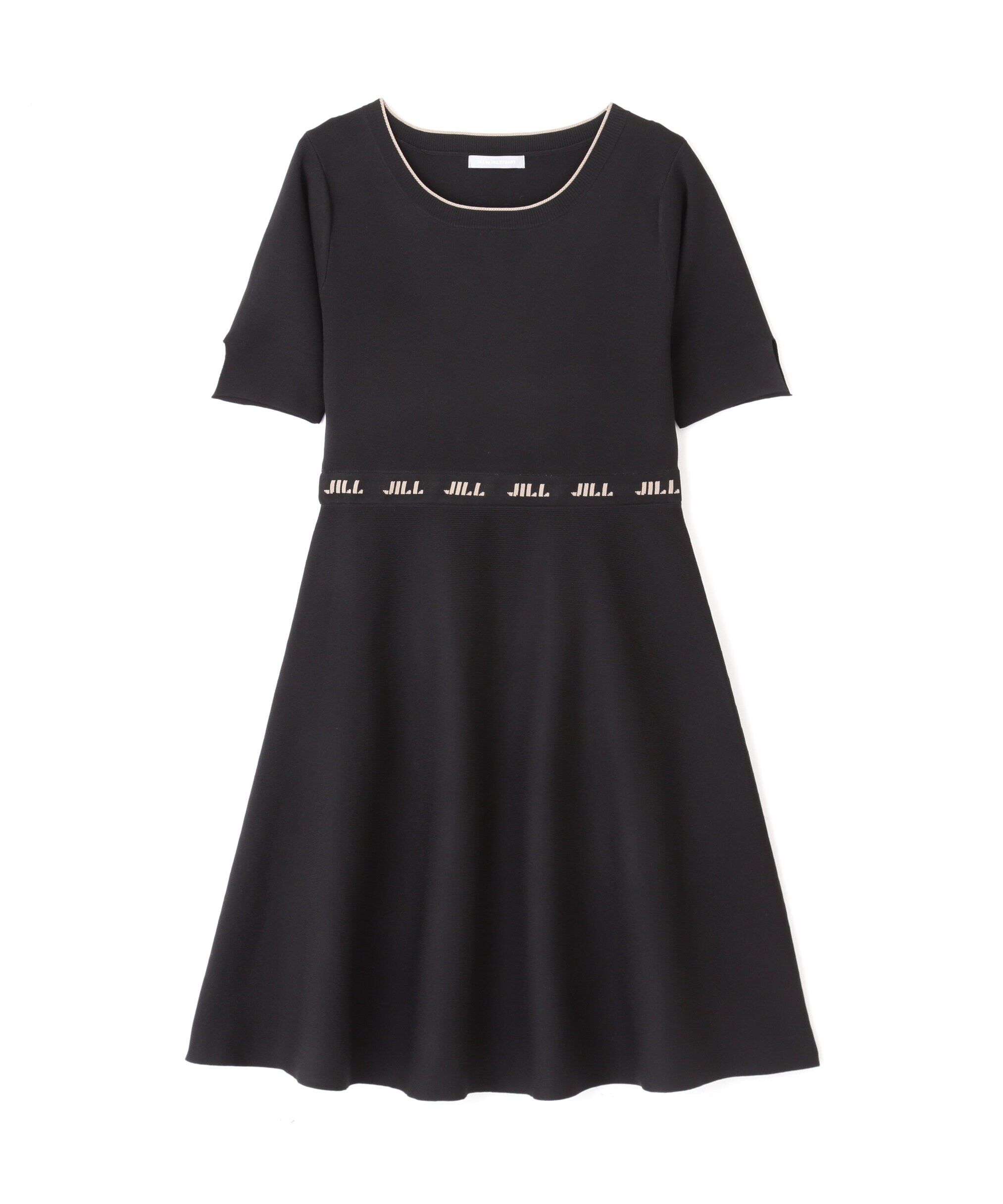  「◇ロゴジャガードフレアミニニットワンピース」|ワンピース|