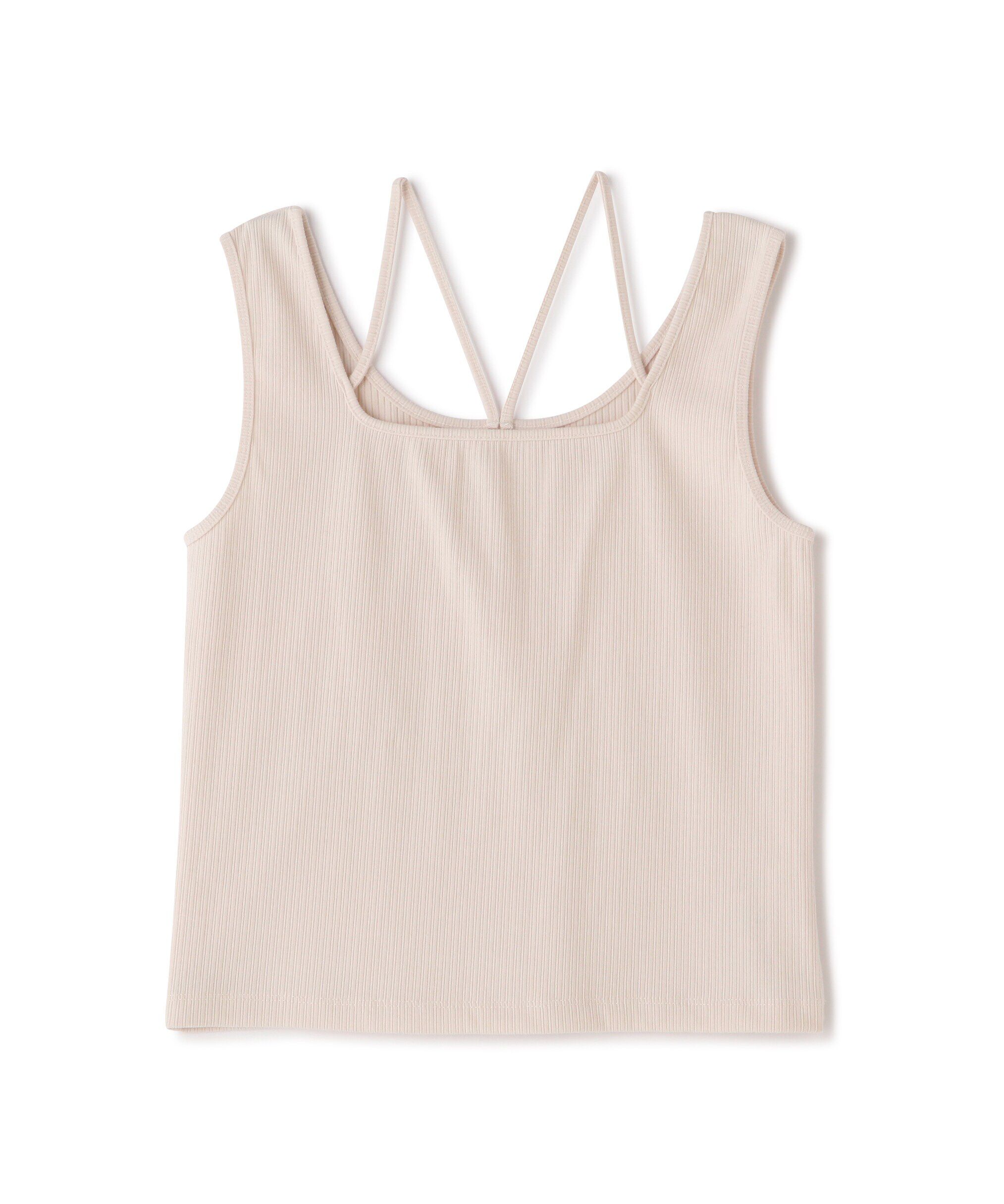 PROPORTION BODY DRESSING「《EDIT COLOGNE》前後2Wayテレコタンクトップ」|Tシャツ・カットソー|アイボリー2