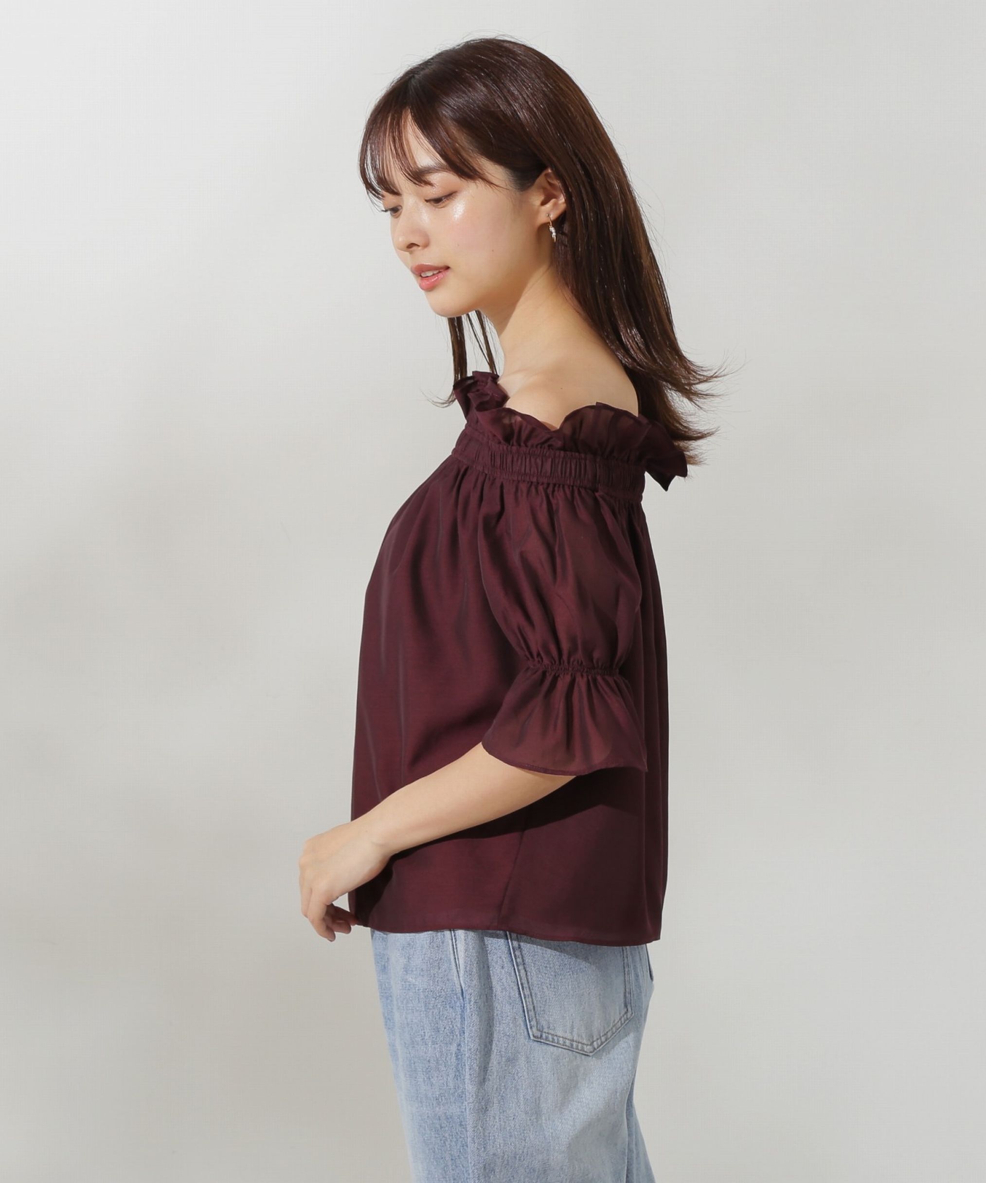 PROPORTION BODY DRESSING「オフショルブラウス」|シャツ・ブラウス|