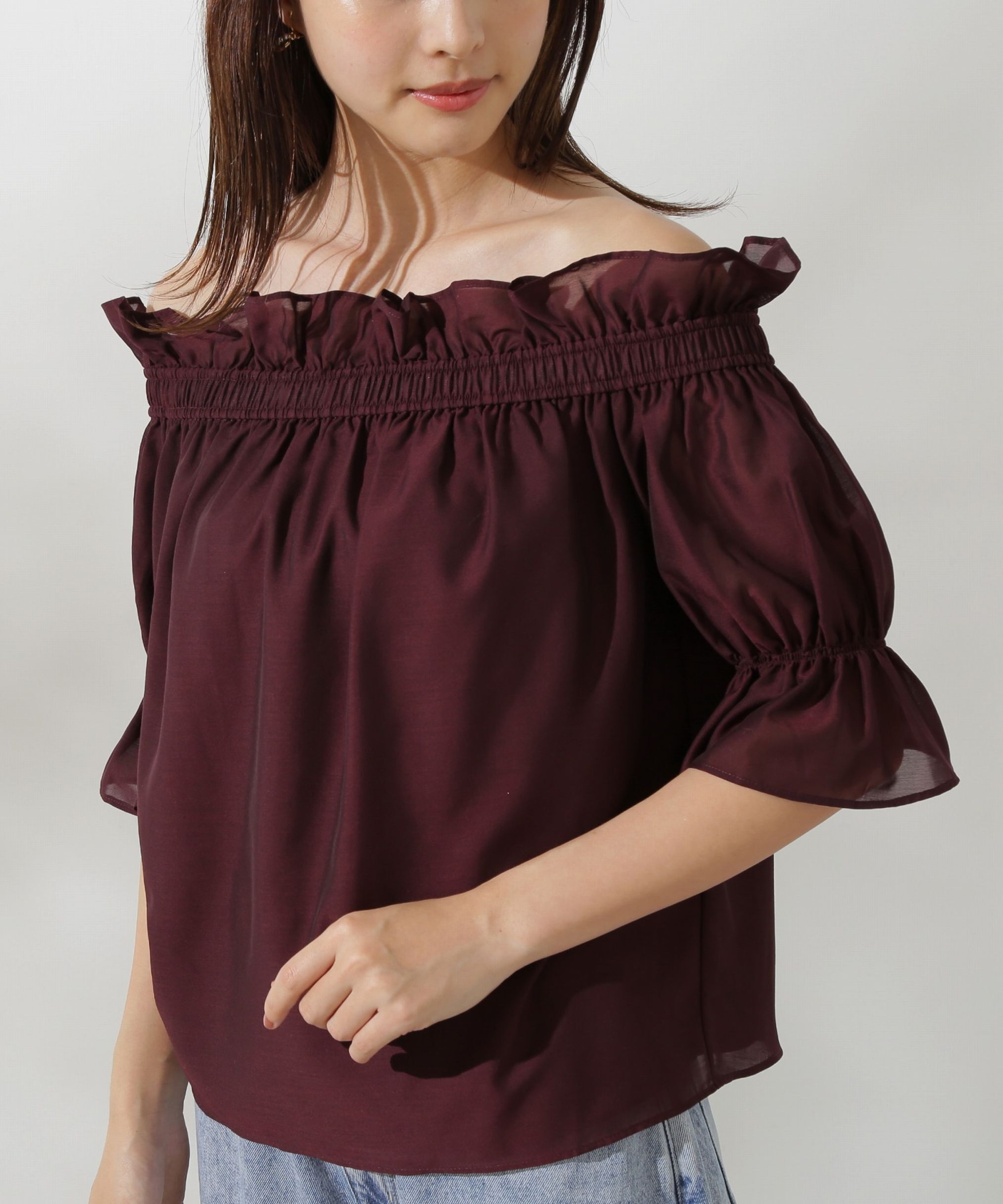 PROPORTION BODY DRESSING「オフショルブラウス」|シャツ・ブラウス|