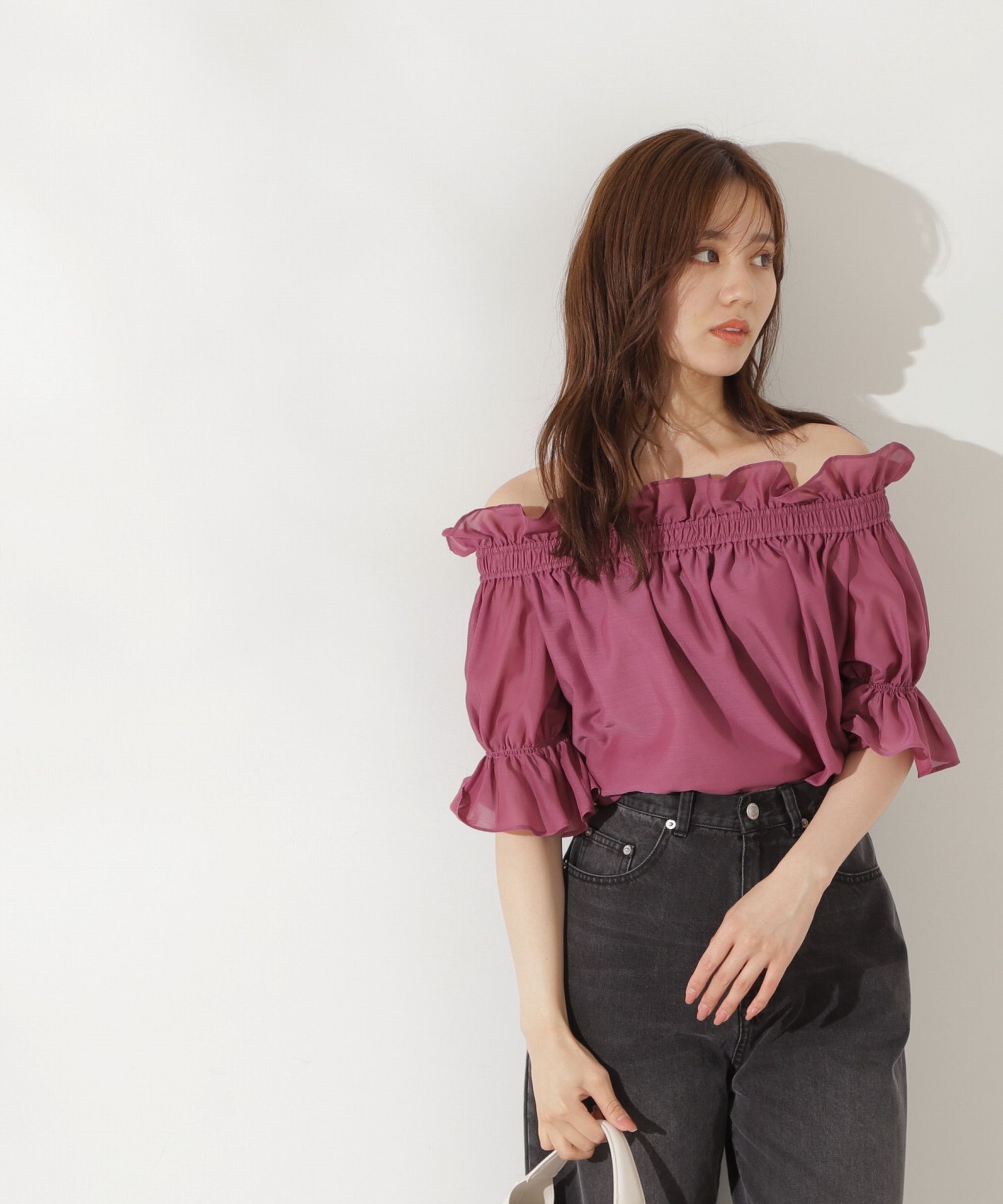 PROPORTION BODY DRESSING「オフショルブラウス」|シャツ・ブラウス|