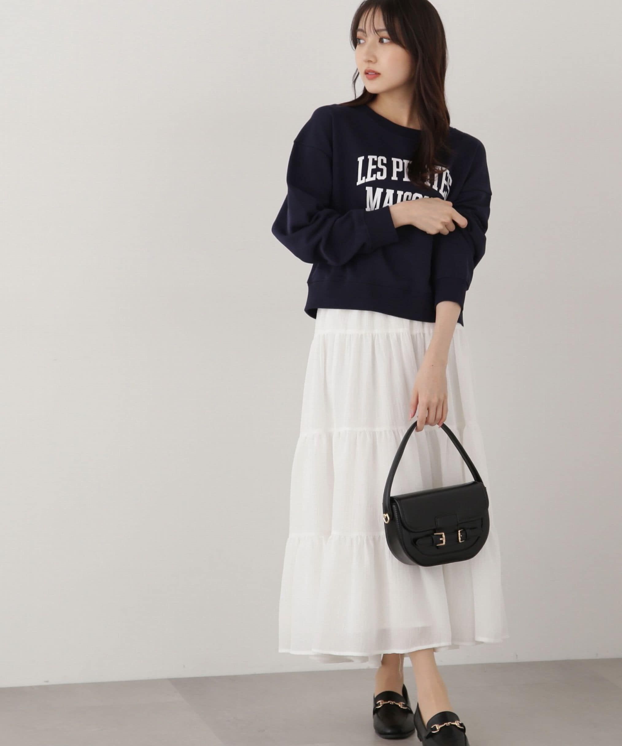 PROPORTION BODY DRESSING「シアー楊柳ティアードスカート」|スカート|