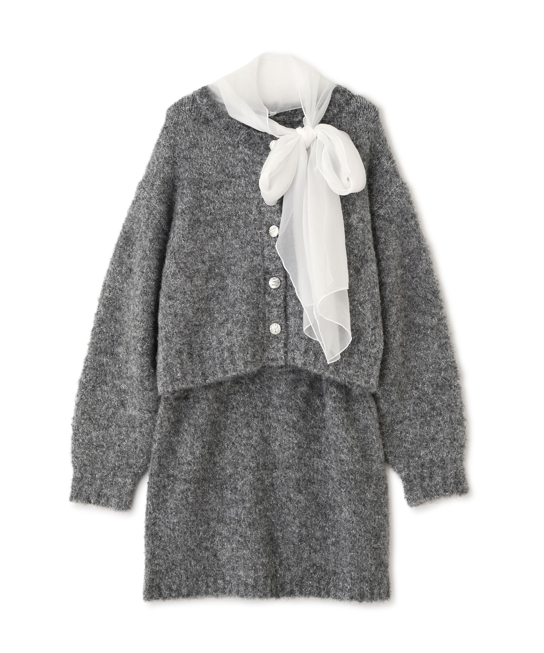 PROPORTION BODY DRESSING「《EDIT COLOGNE》サイドリボンニットSETUP」|ワンピース|