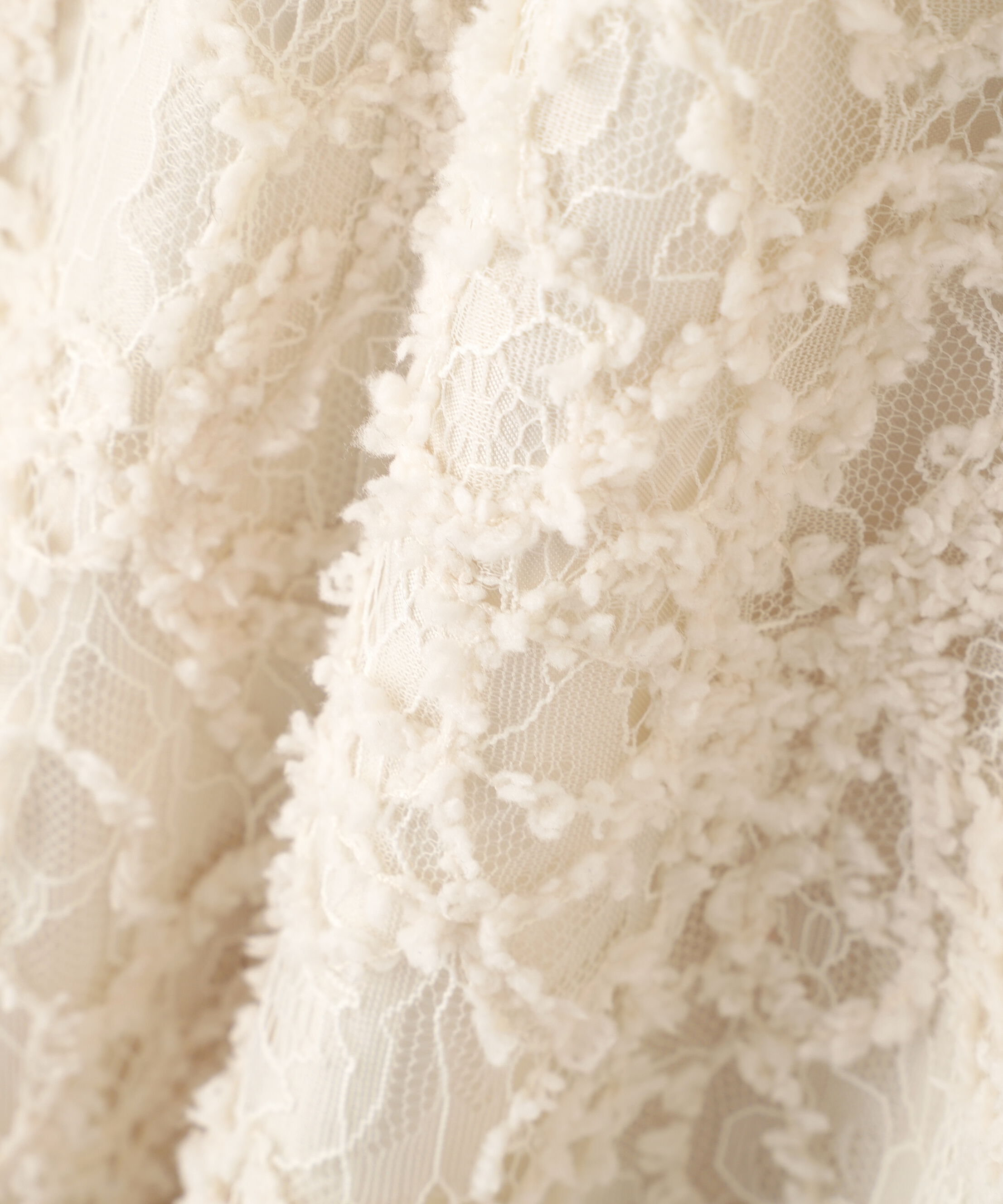 PROPORTION BODY DRESSING「レースドッキングニットワンピース 26SS」|ワンピース|