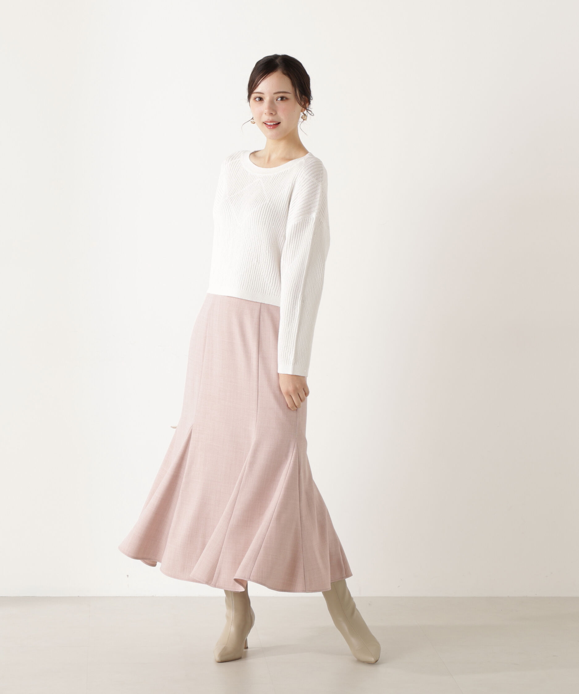 PROPORTION BODY DRESSING「ハイウエストマーメイドスカート」|スカート|