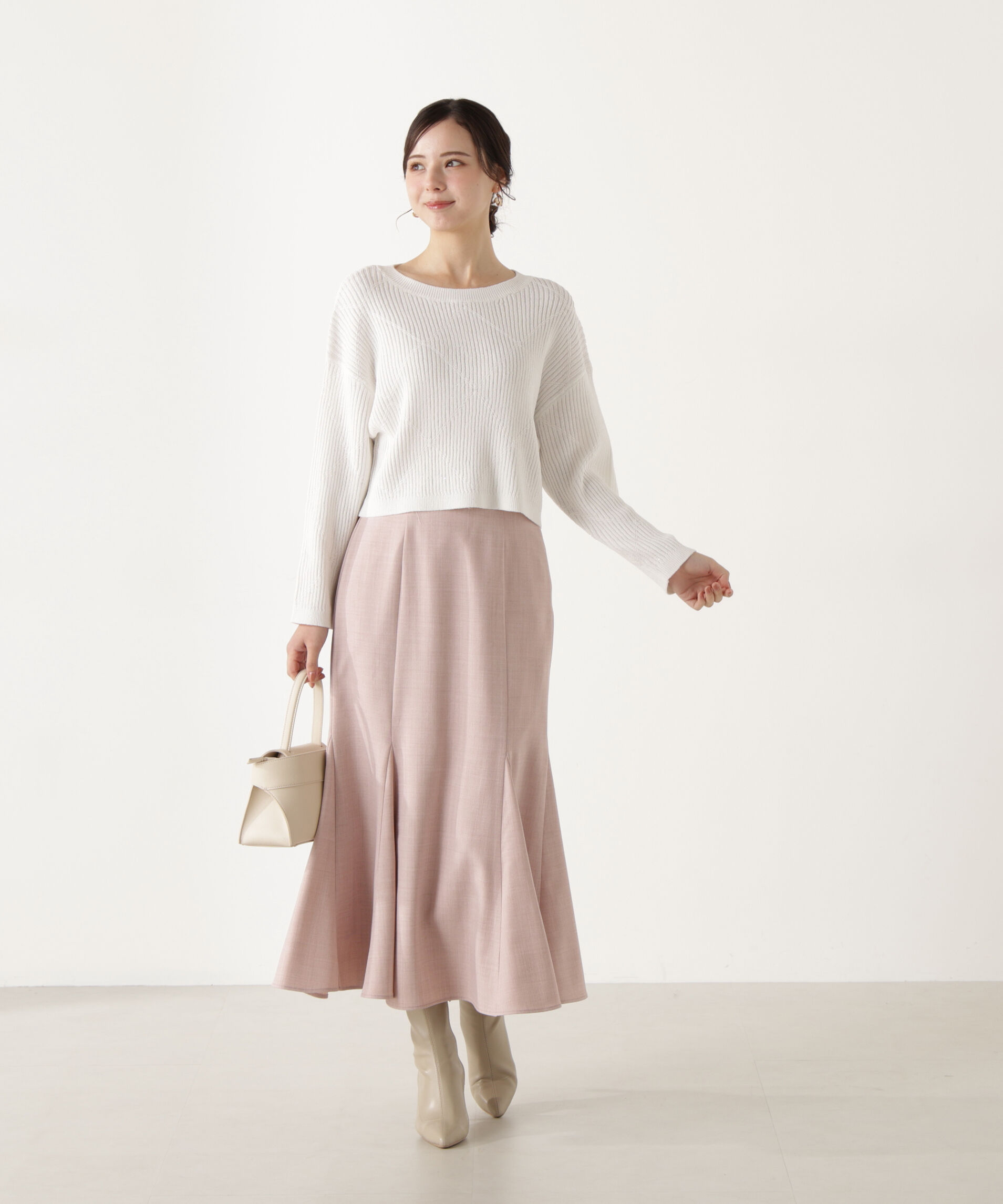 PROPORTION BODY DRESSING「ハイウエストマーメイドスカート」|スカート|