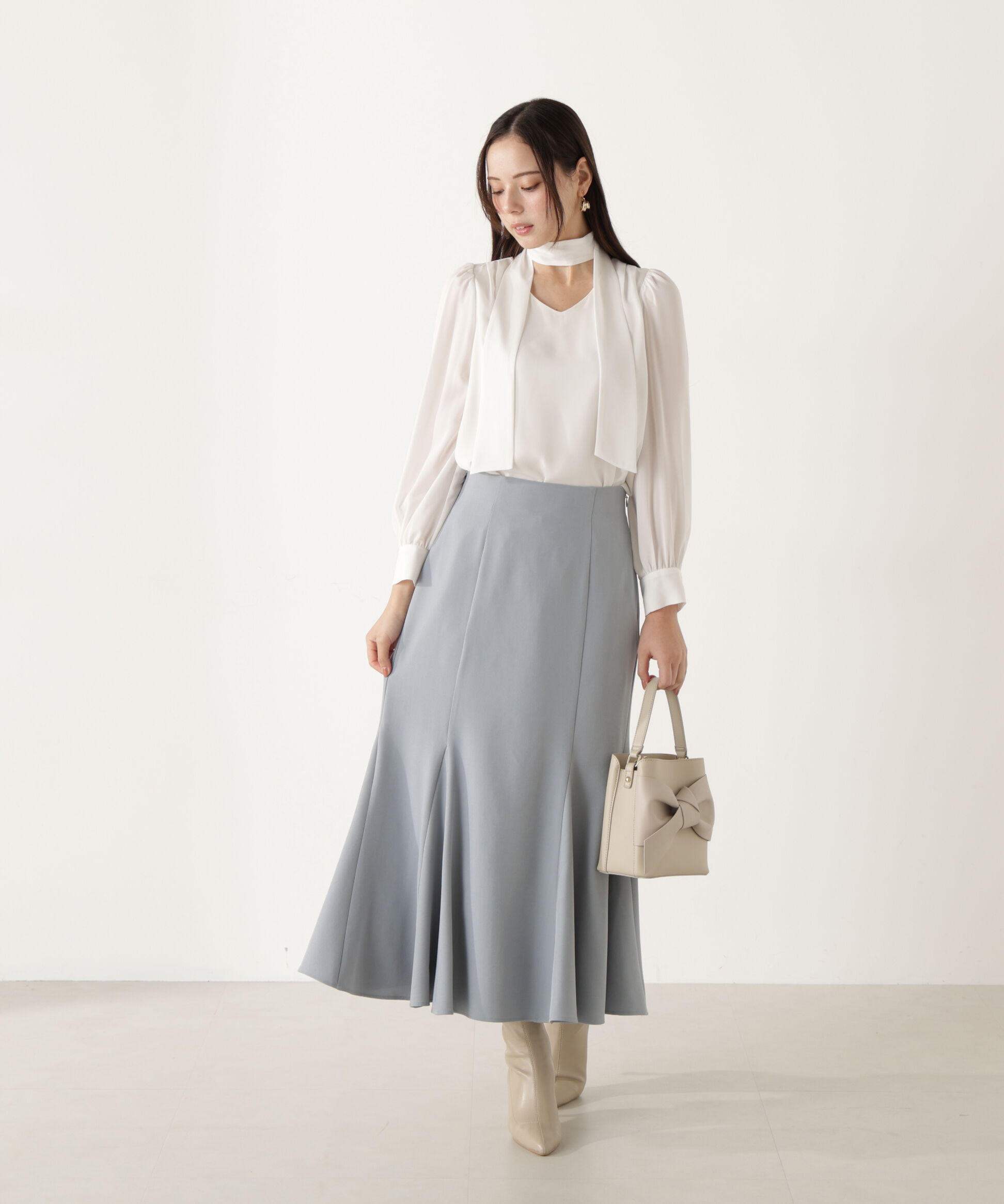 PROPORTION BODY DRESSING「ハイウエストマーメイドスカート」|スカート|