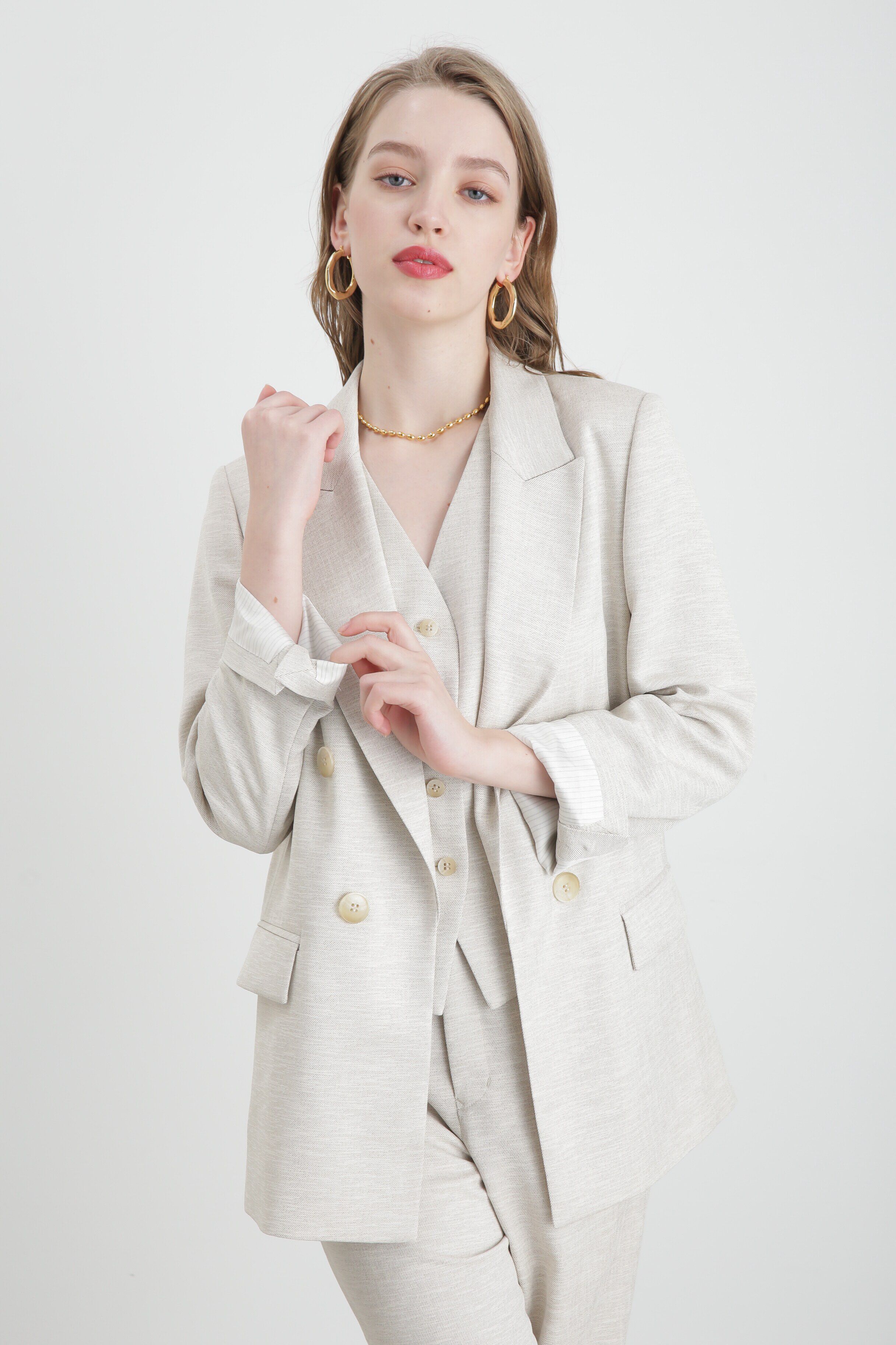  「◆ストライプカフスブレザー」|その他|