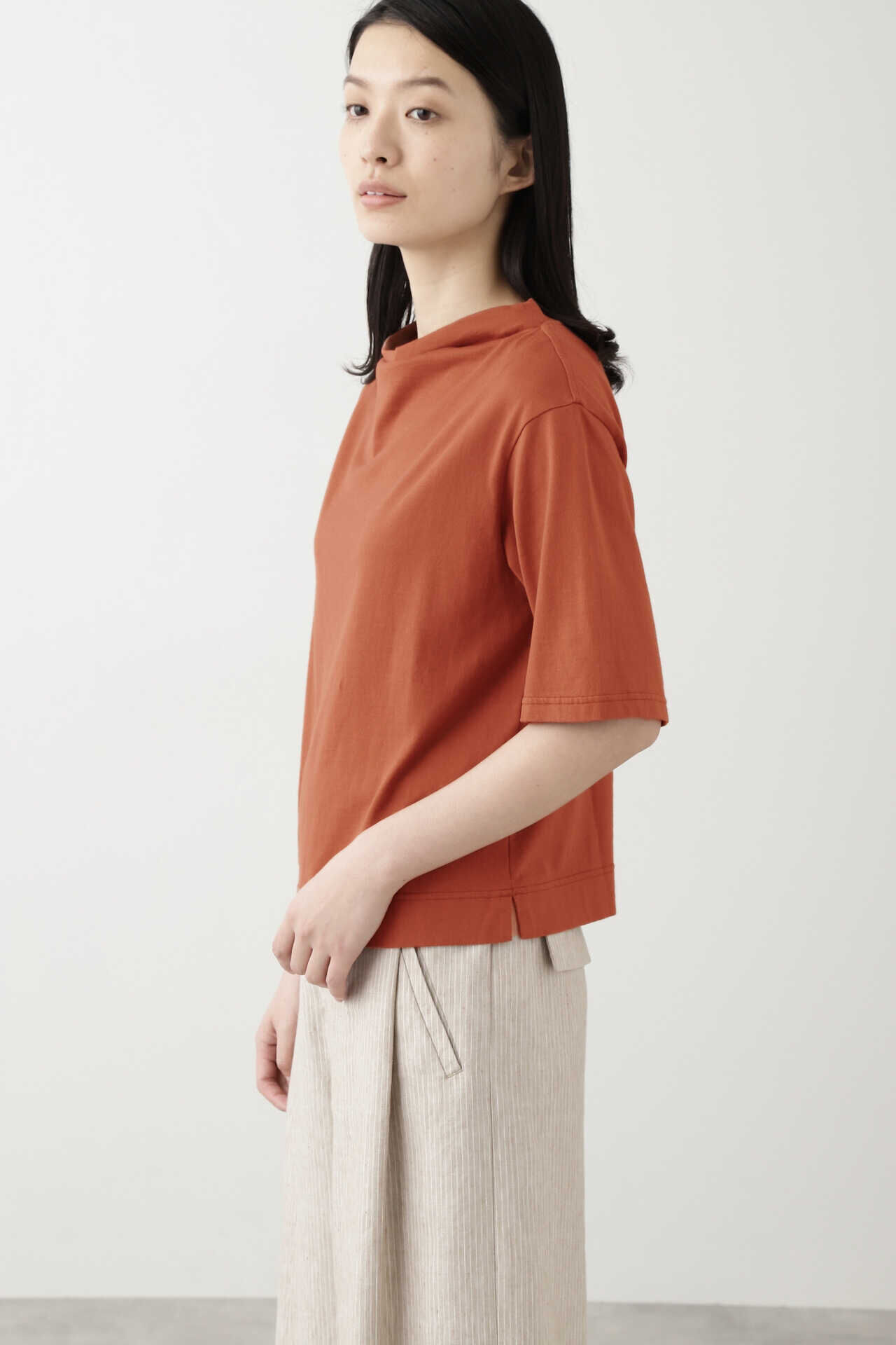  「◆スビン天竺バイオ加工カットソー」|Tシャツ・カットソー|