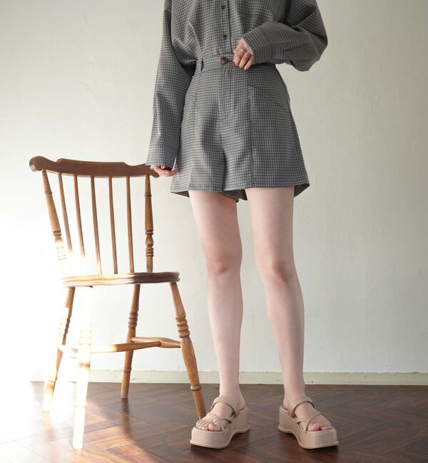 archives「ハイウエストポケットショートパンツ」|その他|BLUE