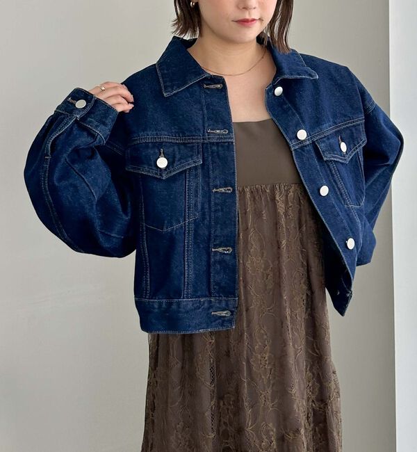 archives「肩フリルレースドッキングワンピース」|ワンピース|