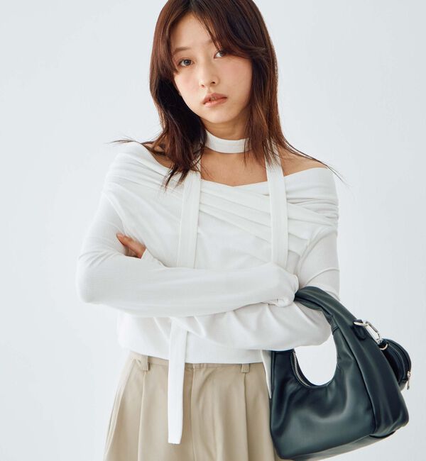 archives「タックドレープオフショルＴＯＰＳ」|Tシャツ・カットソー|