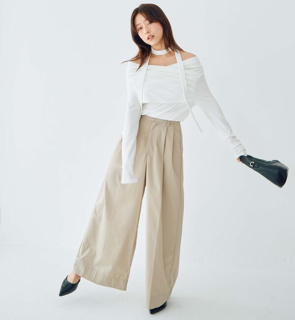 archives「タックドレープオフショルＴＯＰＳ」|Tシャツ・カットソー|