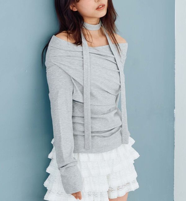 archives「タックドレープオフショルＴＯＰＳ」|Tシャツ・カットソー|