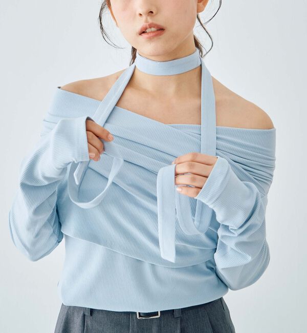 archives「タックドレープオフショルＴＯＰＳ」|Tシャツ・カットソー|