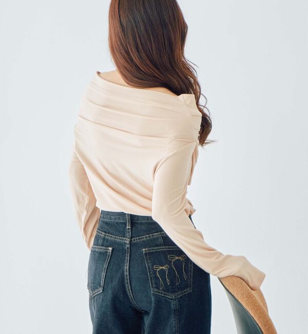 archives「タックドレープオフショルＴＯＰＳ」|Tシャツ・カットソー|